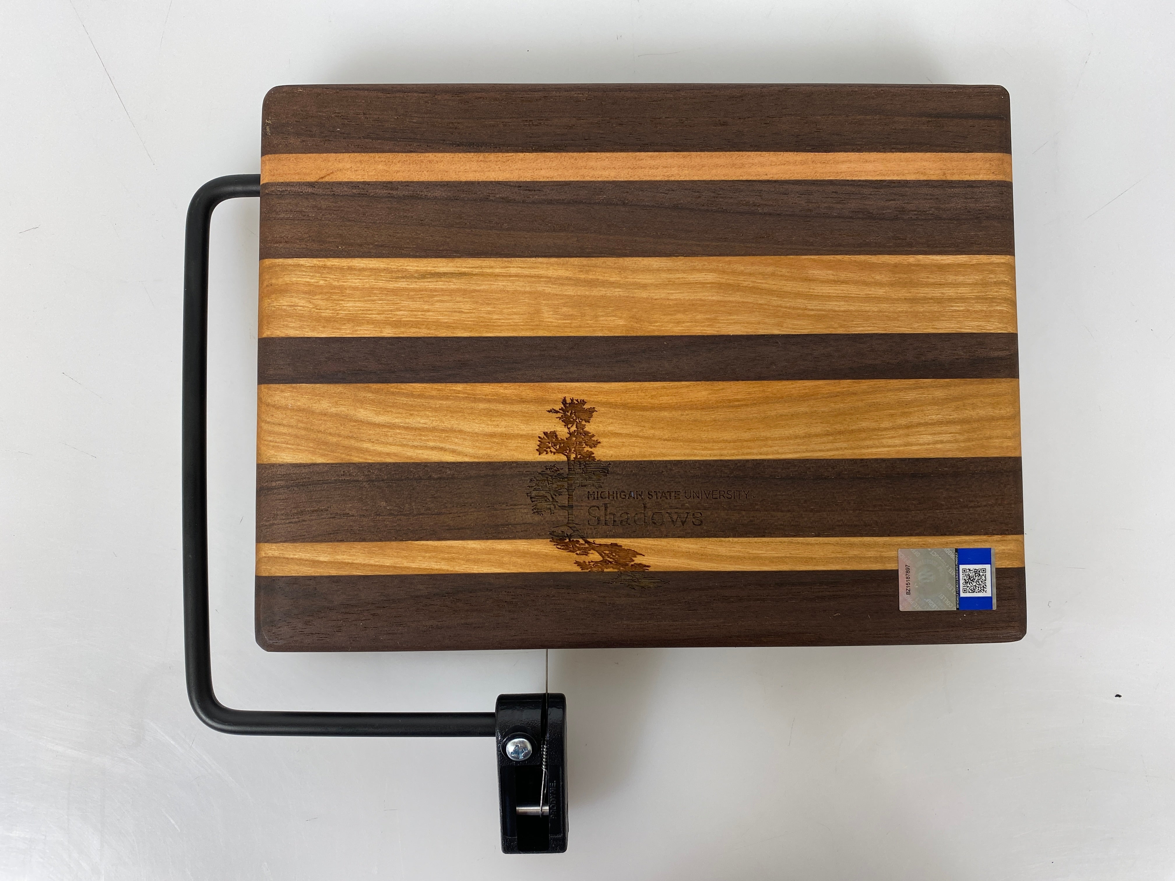 MSU Shadows Cheese Board Spartan Head Style 6