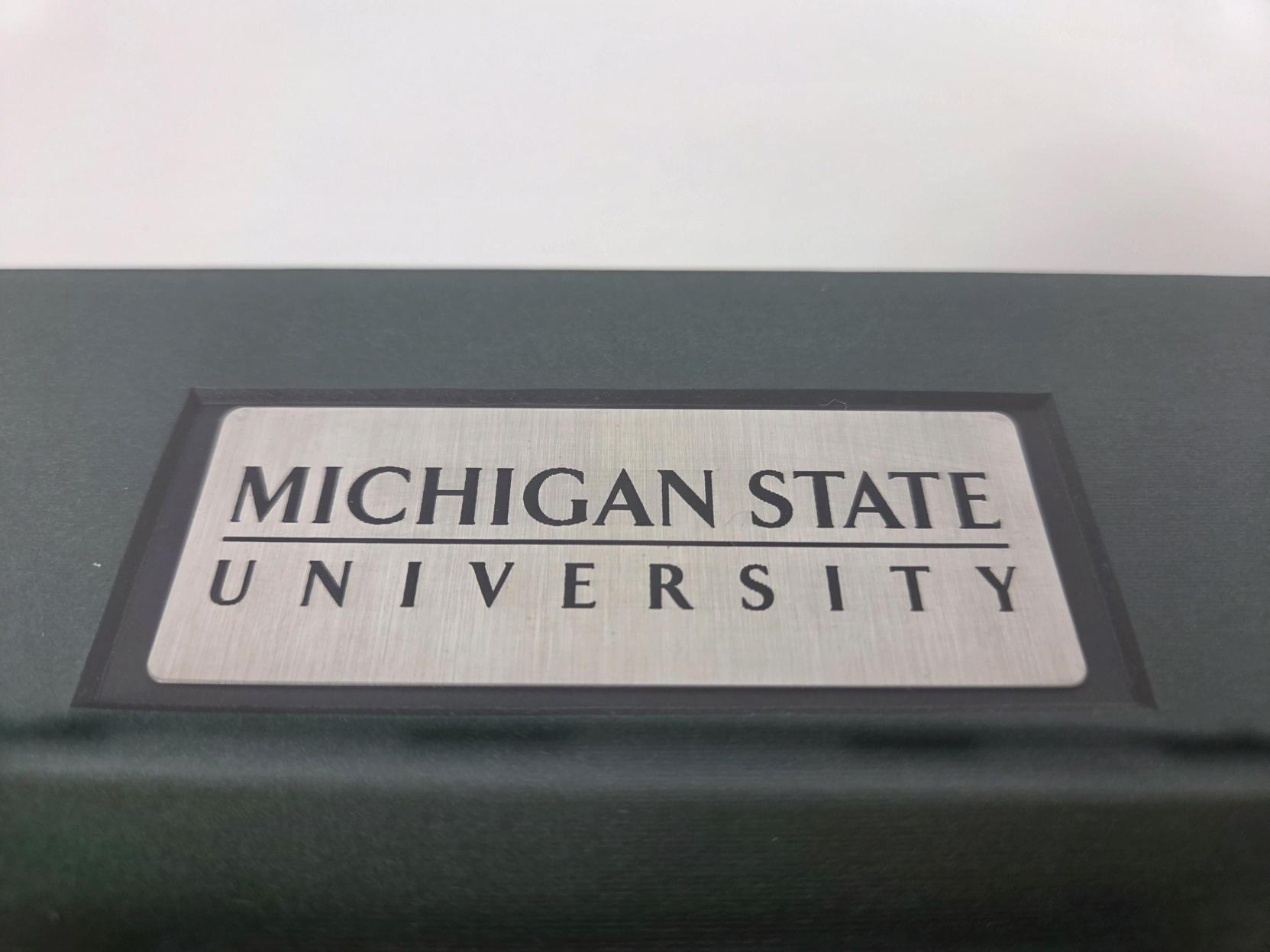 MSU Shadows Cherry Ph.D./Medical Diploma Frame with MSU Engraved Plaque
