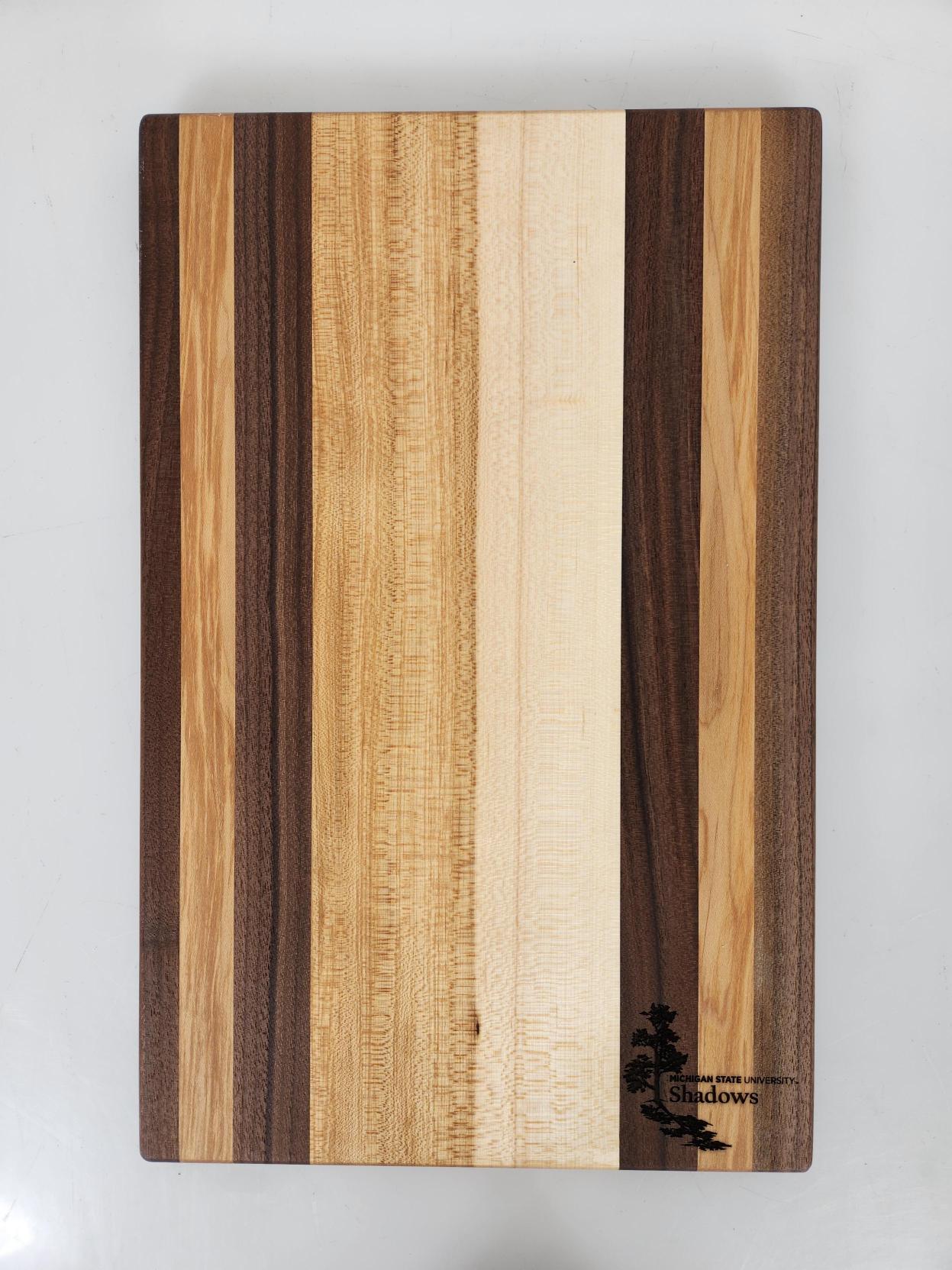 MSU Shadows Large Cutting Board Spartan Head Style 1