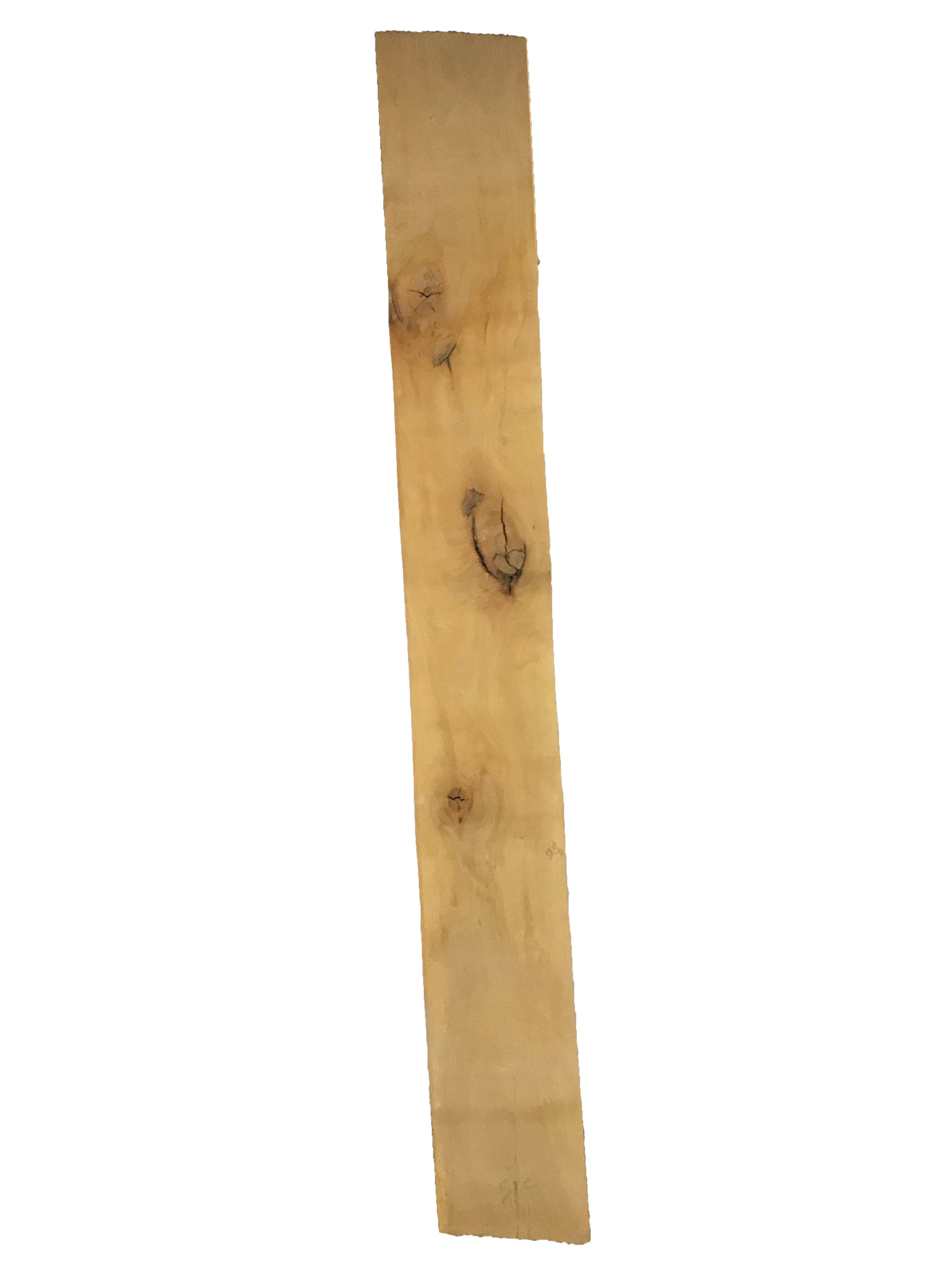 MSU Shadows Live Edge Sycamore Slab Wood 108" x 13.5"