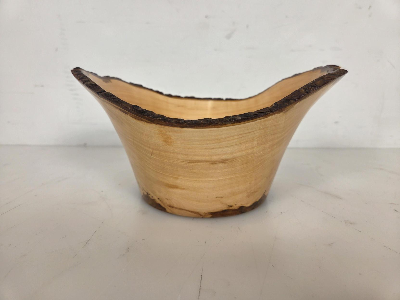 MSU Shadows Pear Wood Bowl #050