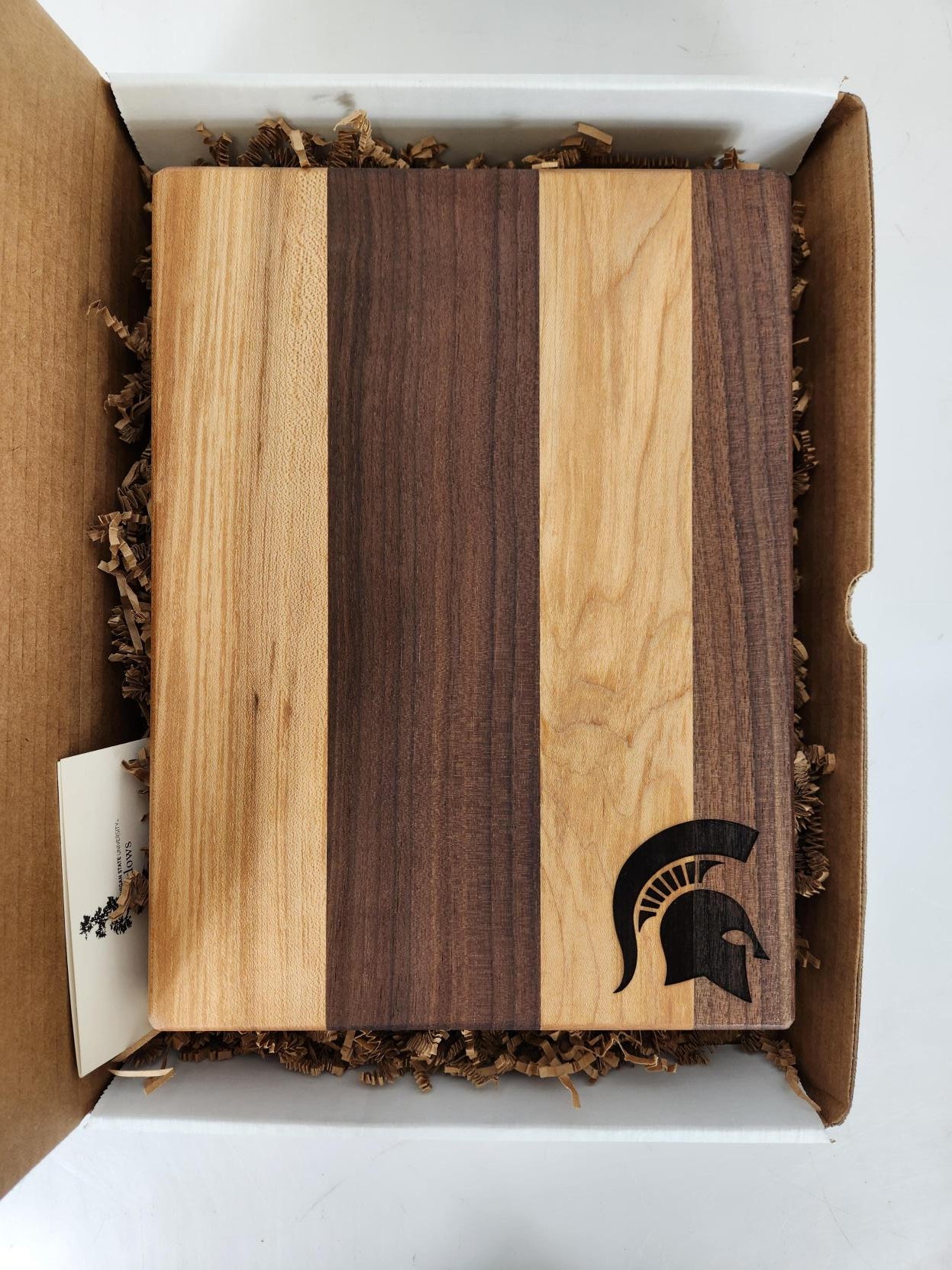 MSU Shadows Small Cutting Board Spartan Head Style 6