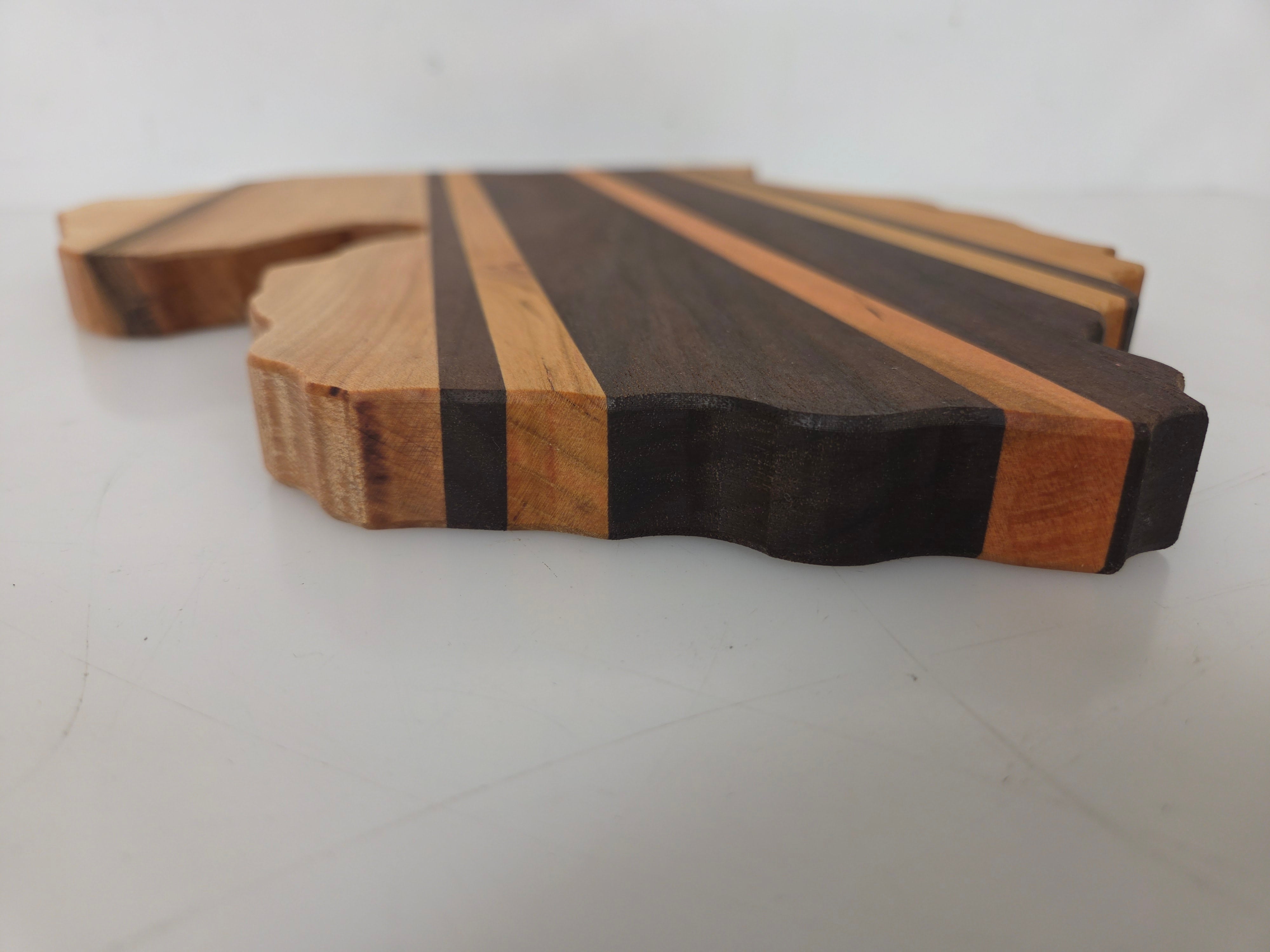 MSU Shadows State of Michigan Cutting Board Style 13