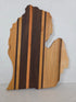 MSU Shadows State of Michigan Cutting Board Style 13