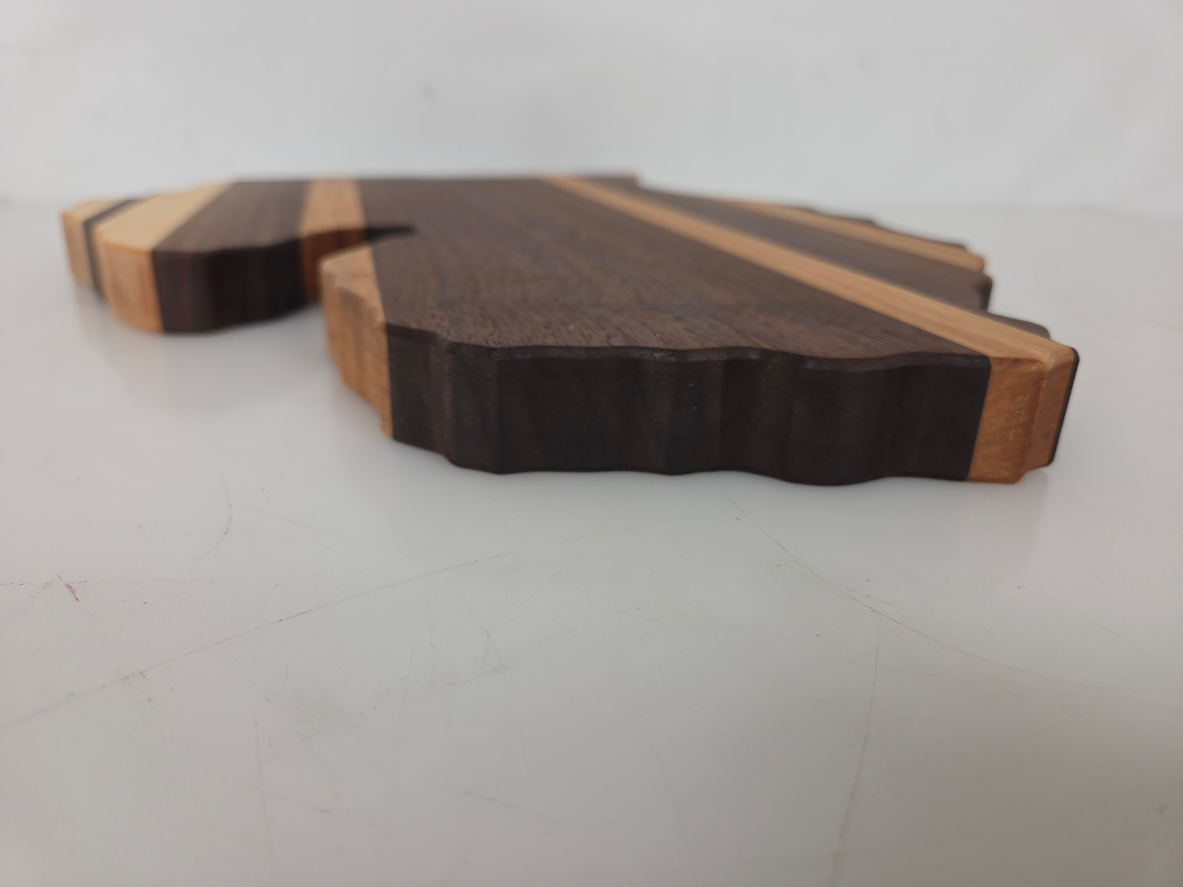 MSU Shadows State of Michigan Cutting Board Style 14
