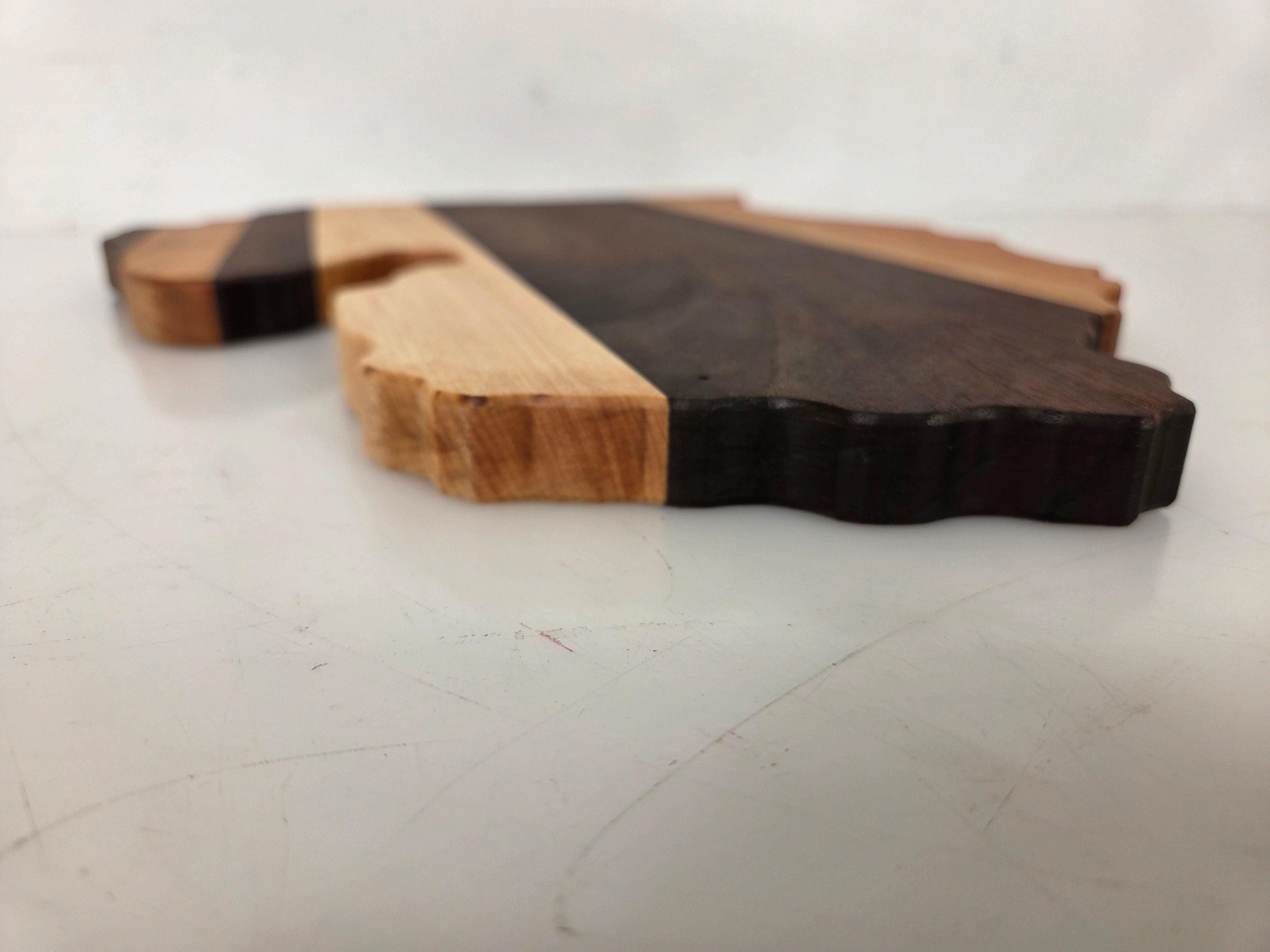 MSU Shadows State of Michigan Cutting Board Style 15