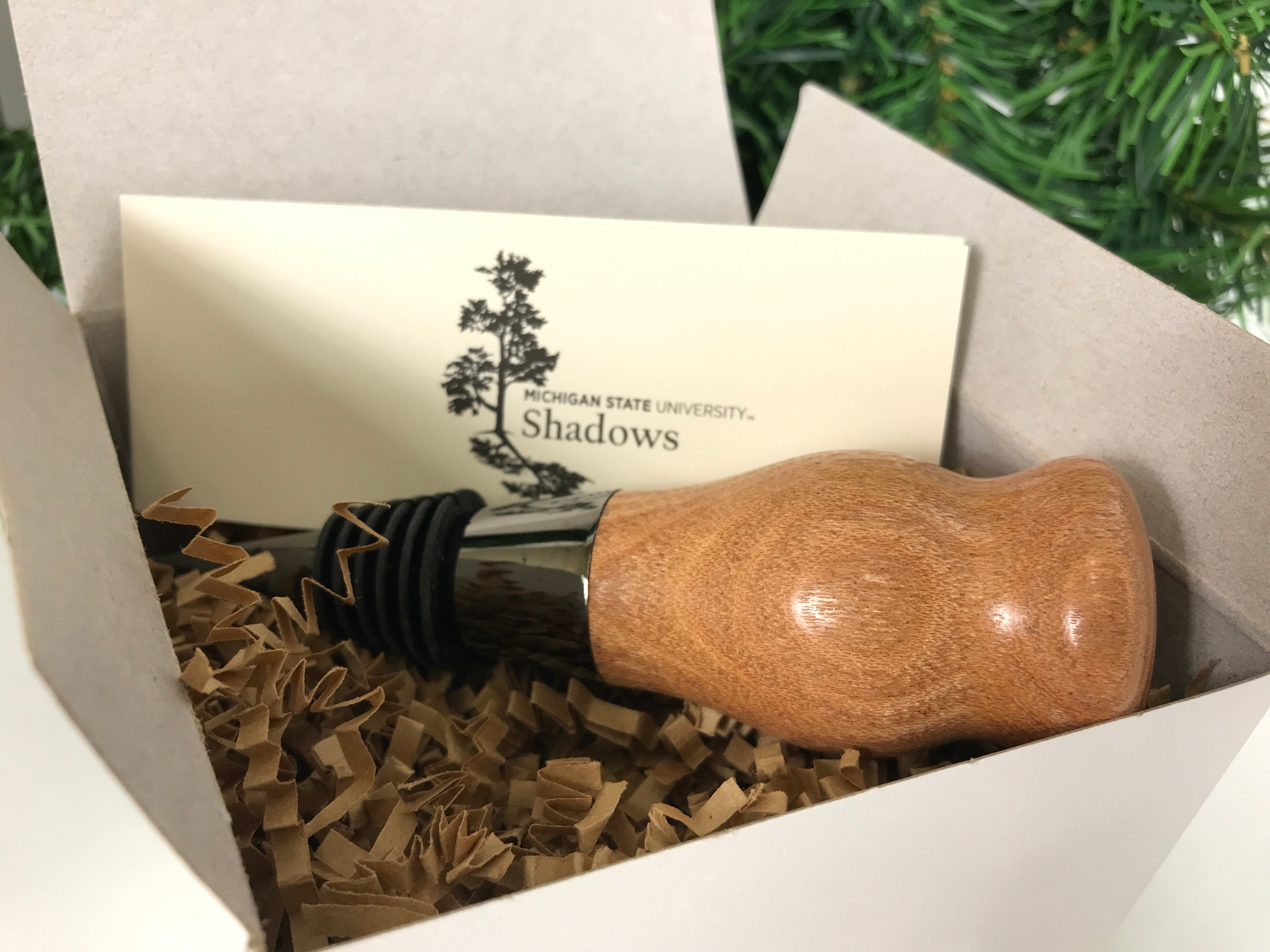 MSU Shadows Wine Stopper Style 2