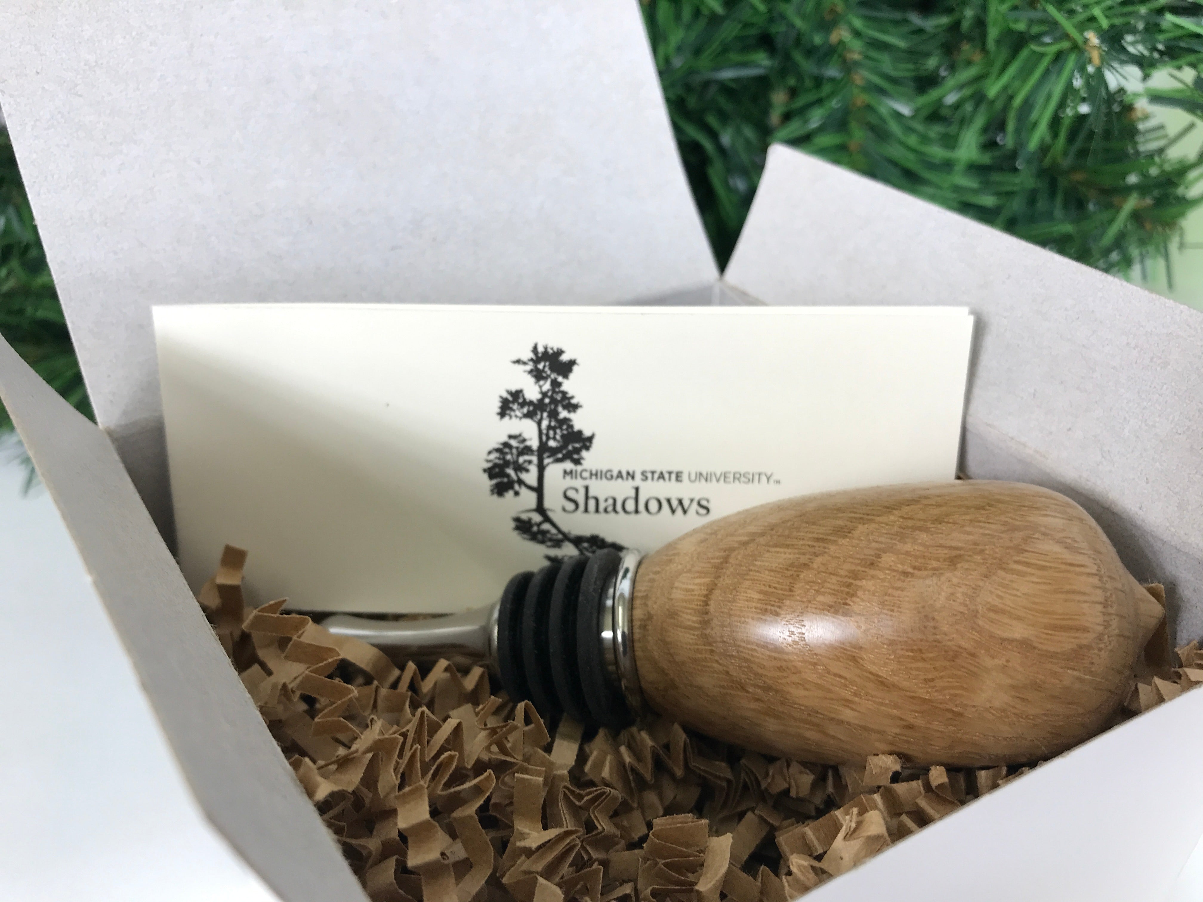 MSU Shadows Wine Stopper Style 3
