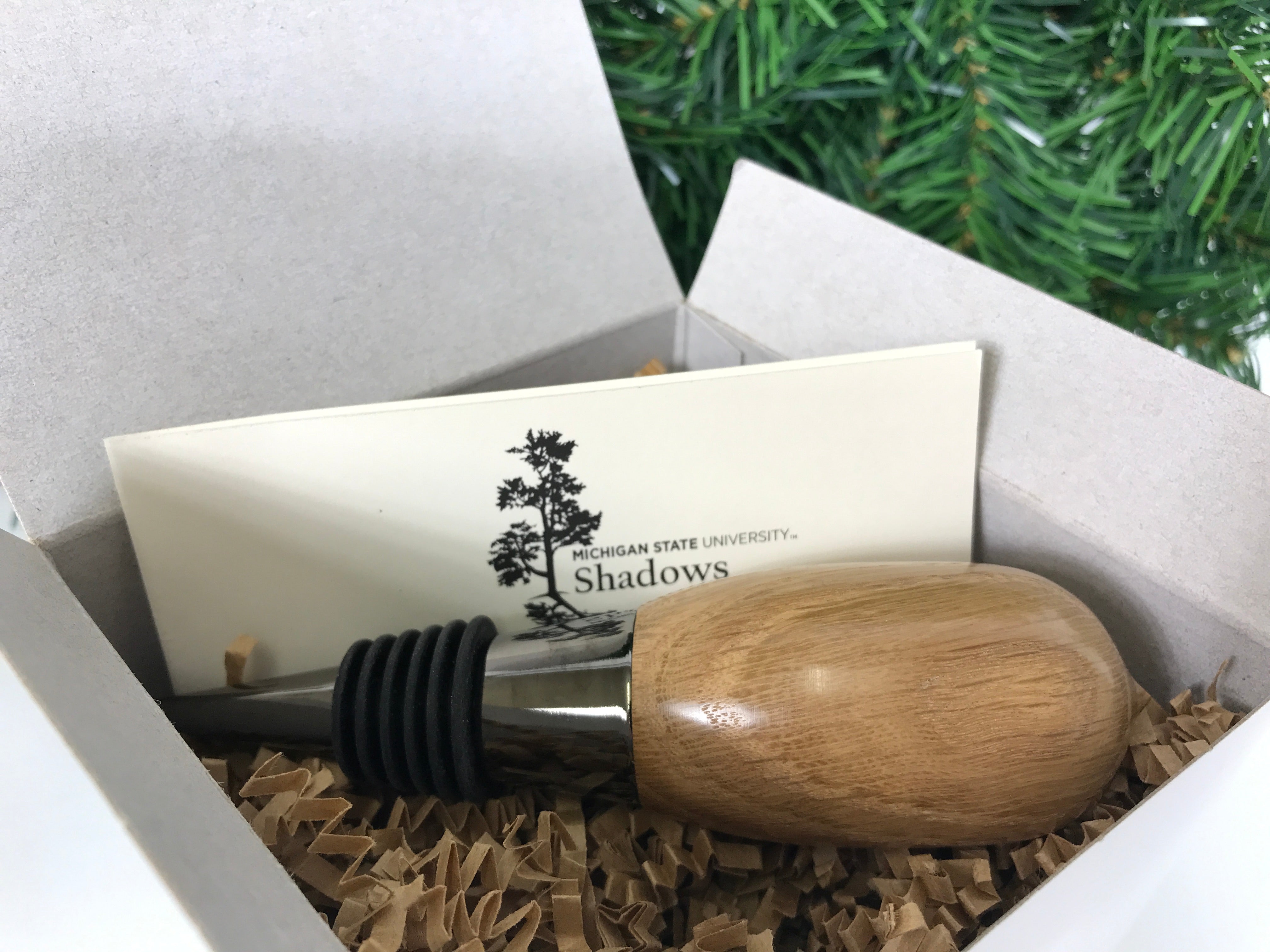 MSU Shadows Wine Stopper Style 3