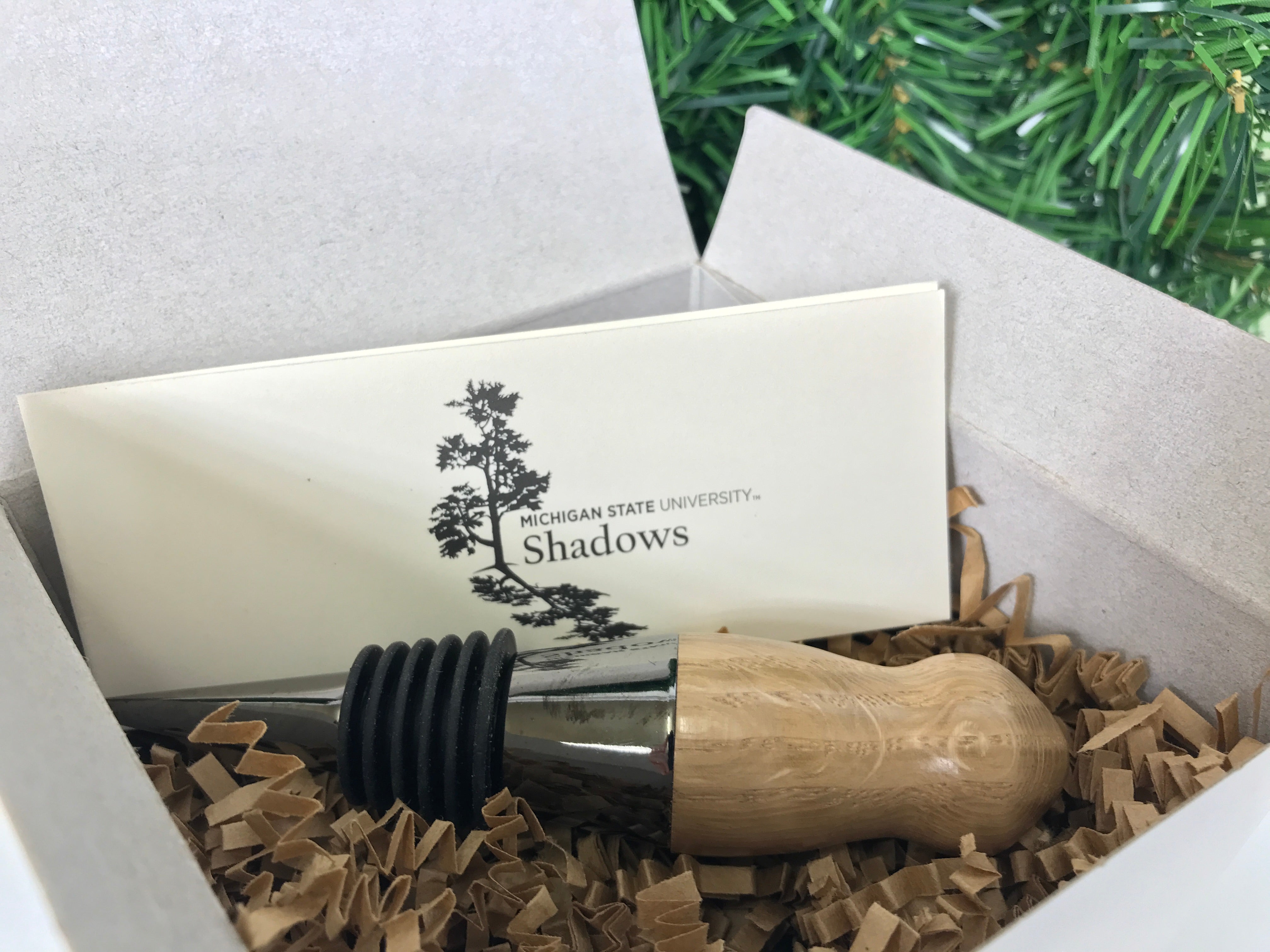 MSU Shadows Wine Stopper Style 32