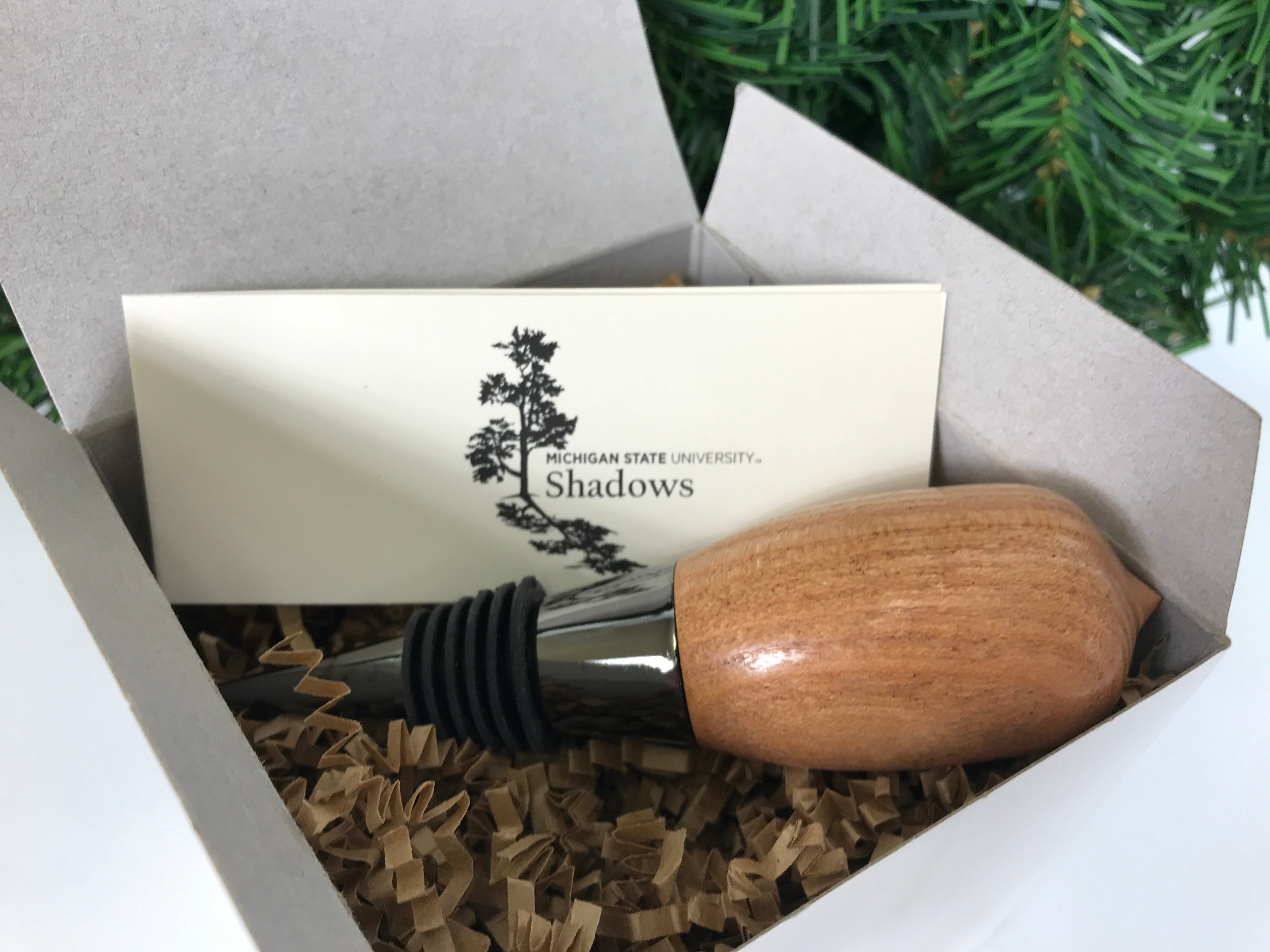 MSU Shadows Wine Stopper Style 4
