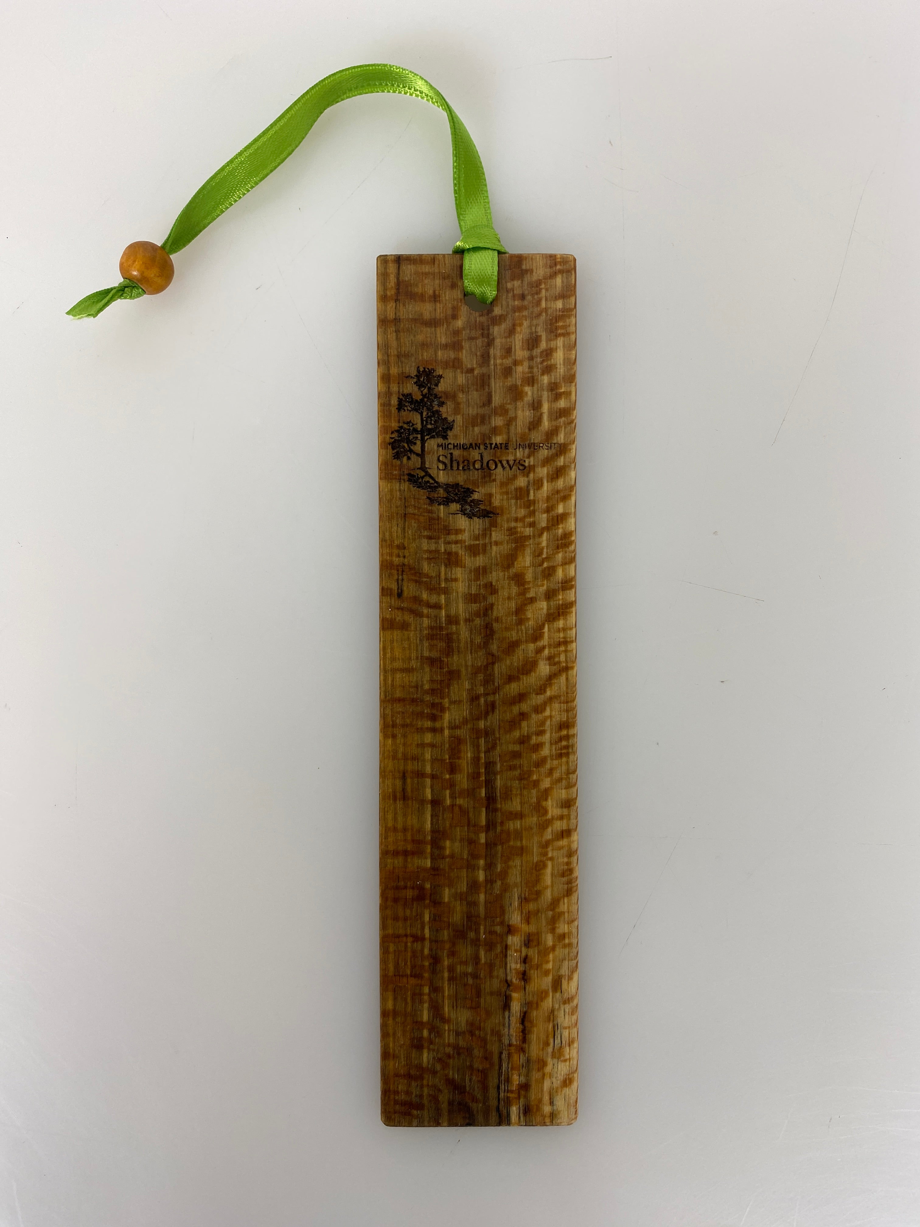 MSU Shadows Wood Bookmark