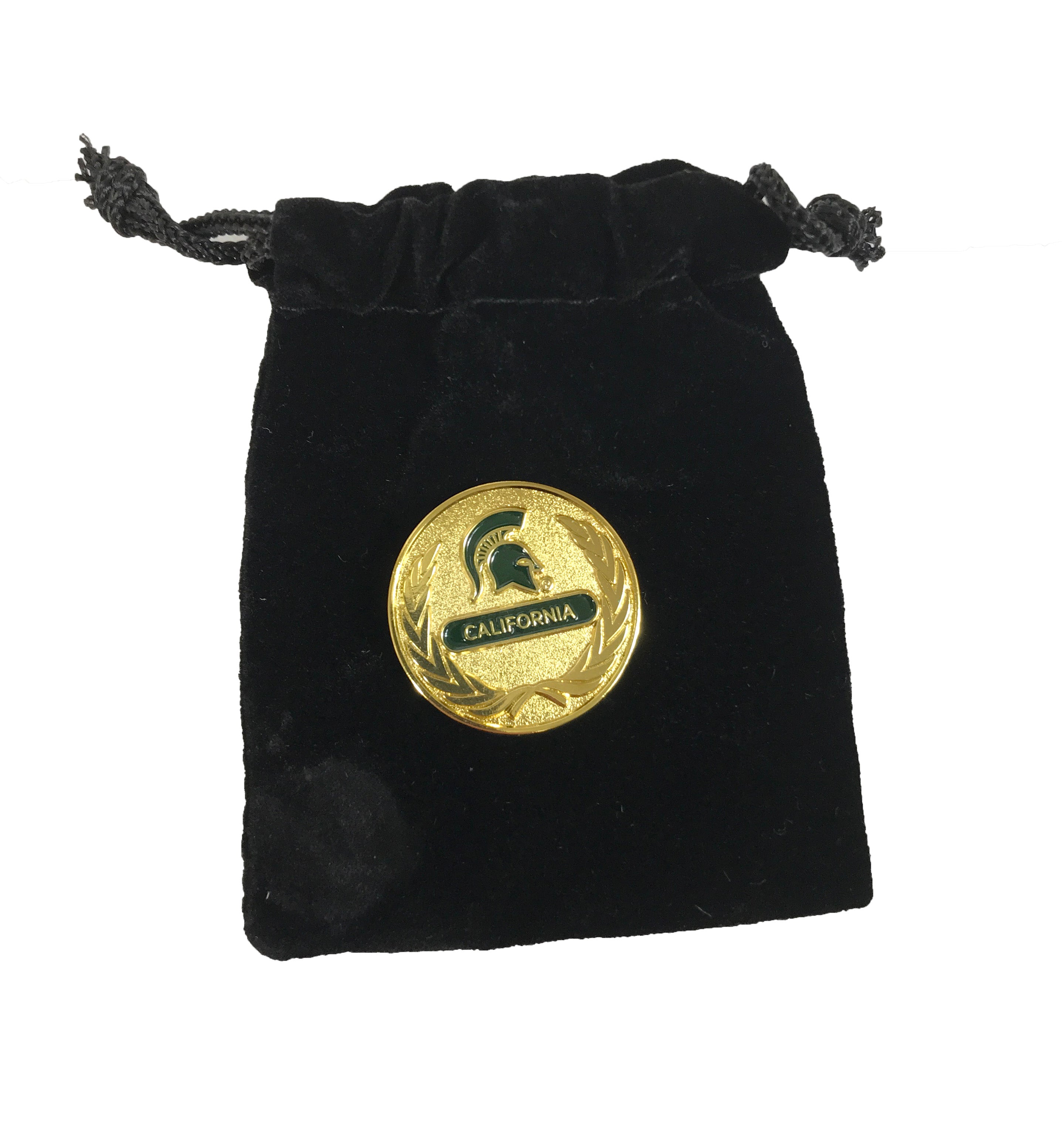 MSU Spartan Head California Magnetic Lapel Pin