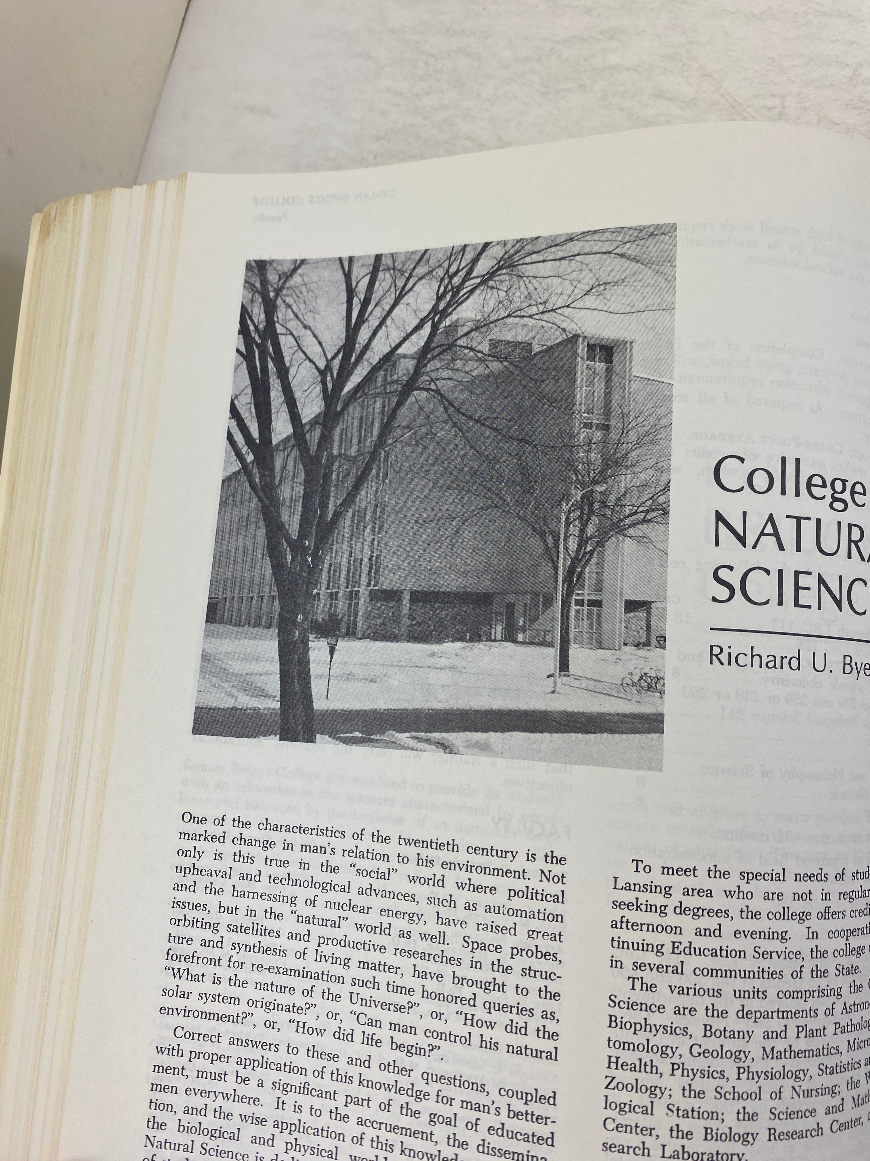 MSU Vintage Michigan State University Catalog 1970