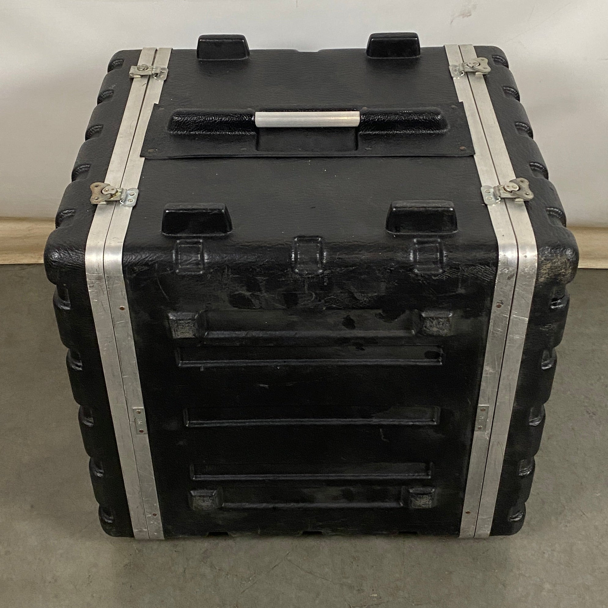 MTS Products Black Plastic Storage Box/ w/ Metal Hardware