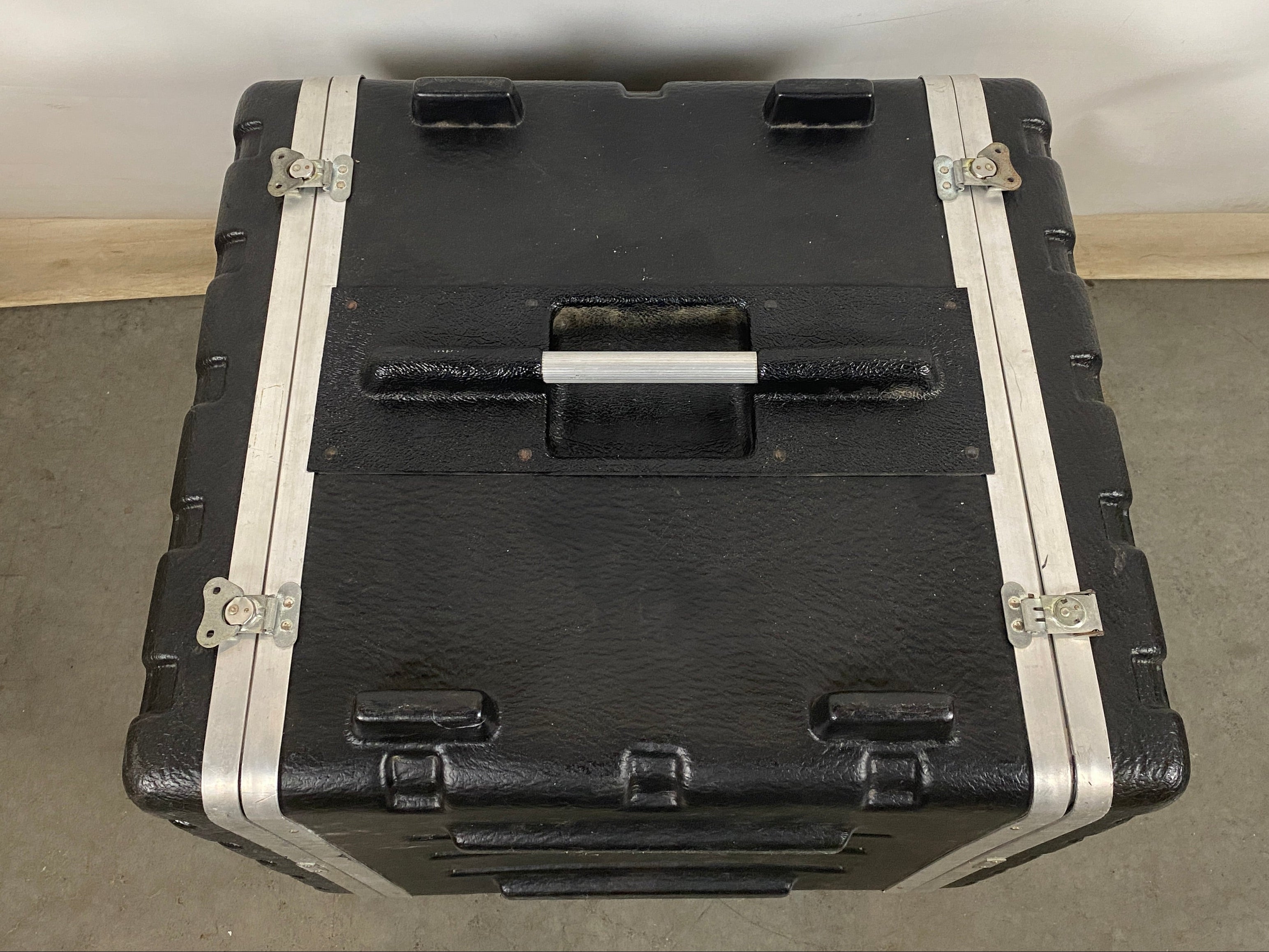MTS Products Black Plastic Storage Box/ w/ Metal Hardware