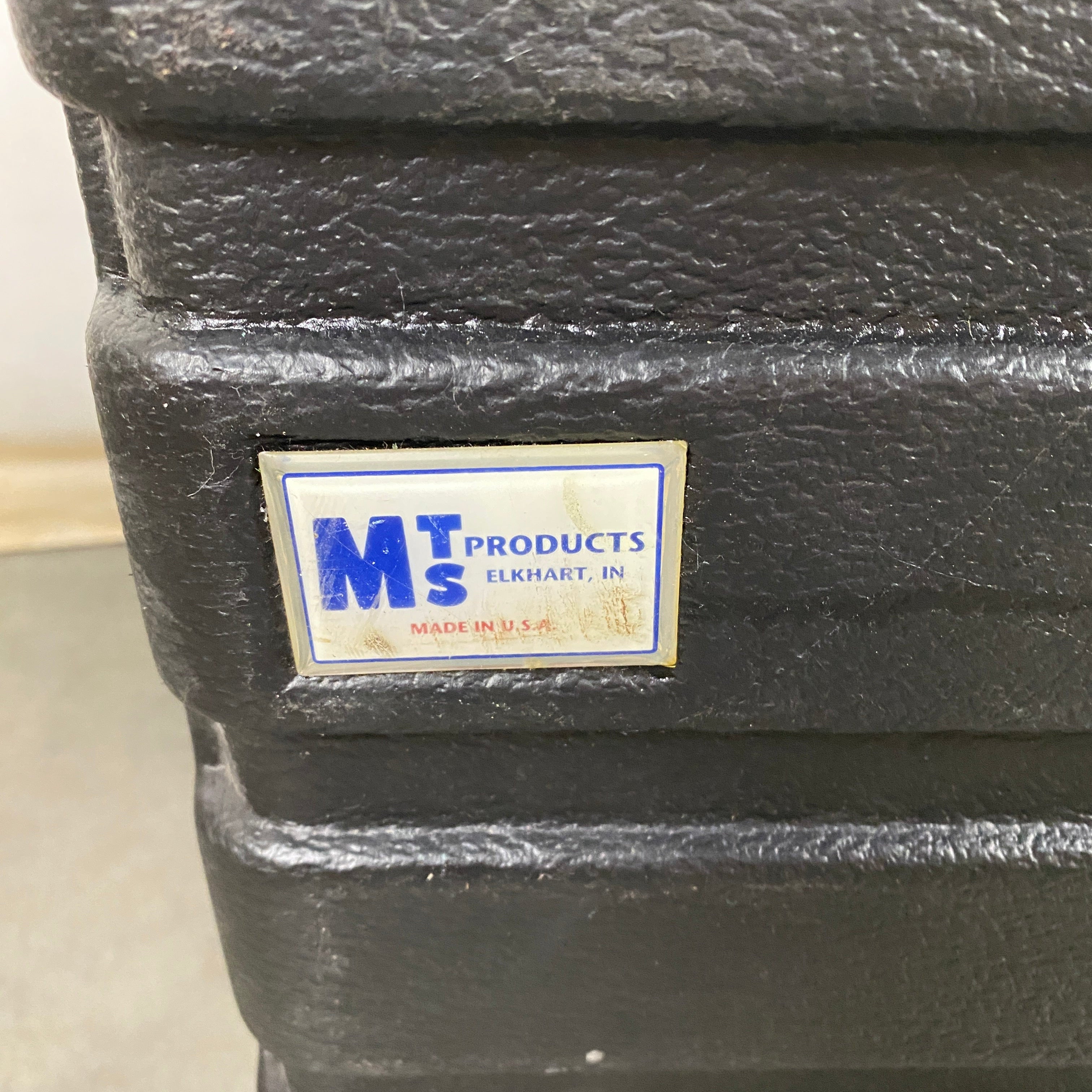 MTS Products Black Plastic Storage Box/ w/ Metal Hardware
