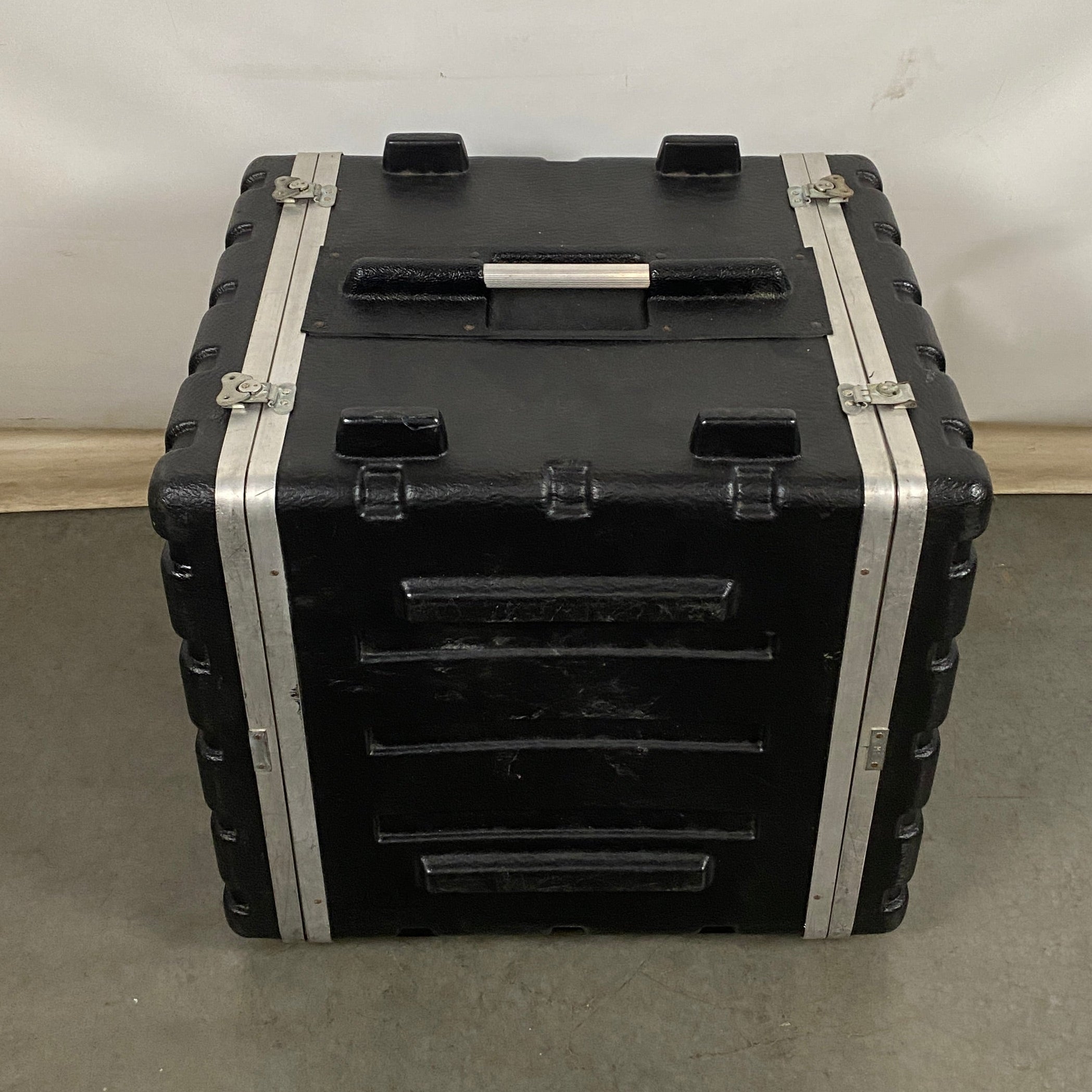 MTS Products Black Plastic Storage Box/ w/ Metal Hardware