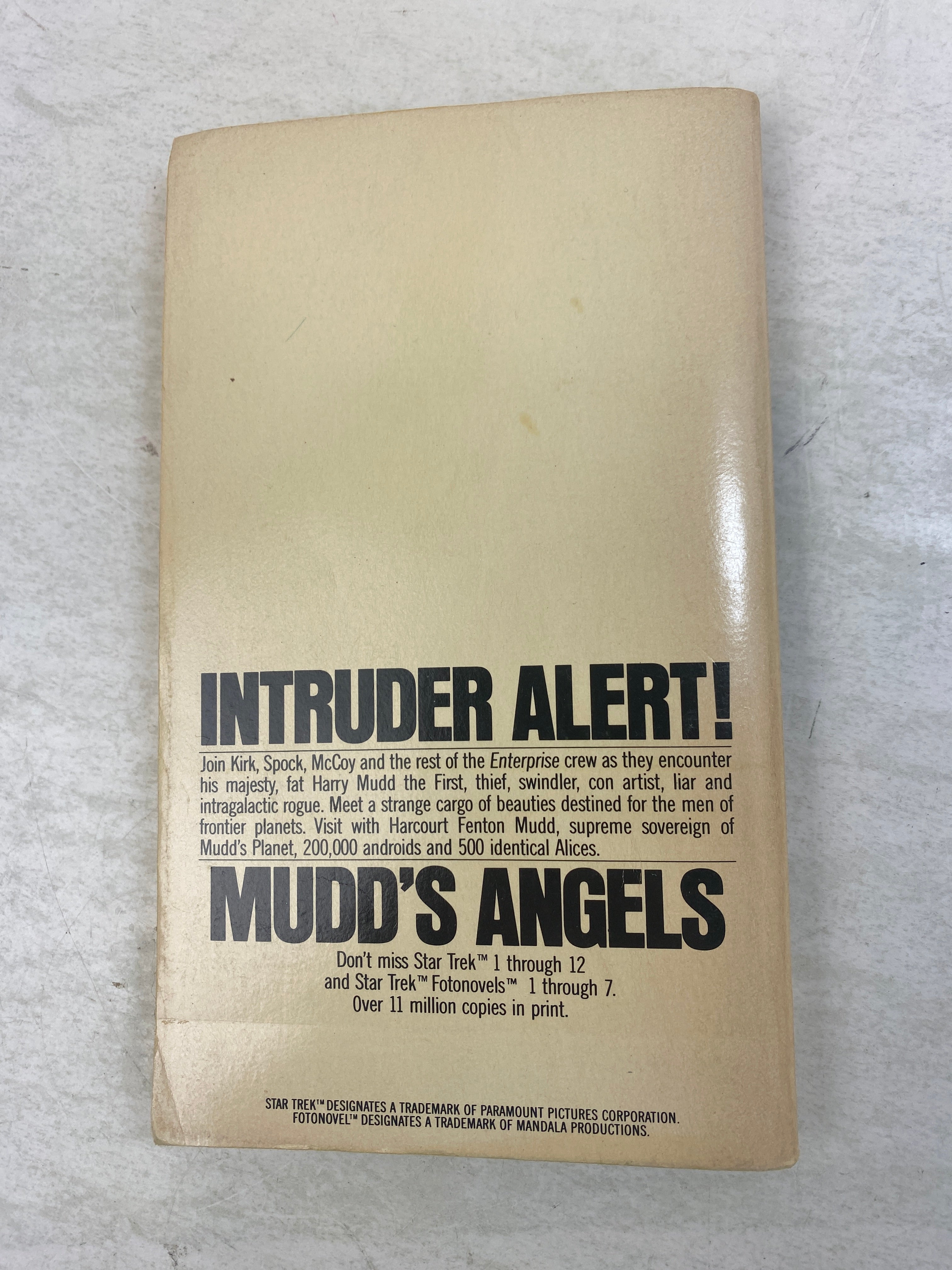 Mudd's Angels Star Trek paperback 1978