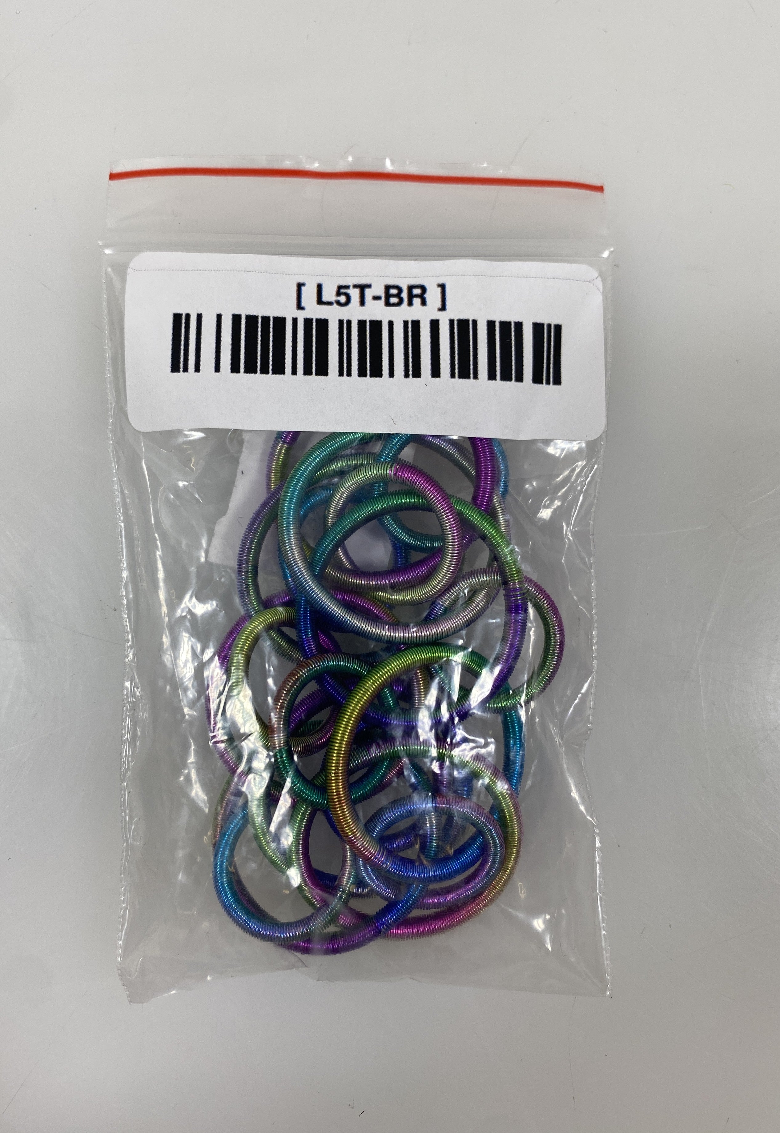 Multicolor Connected Spring Wire Bracelet