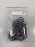 Multicolored Connected Spring Wire Clasp Necklace