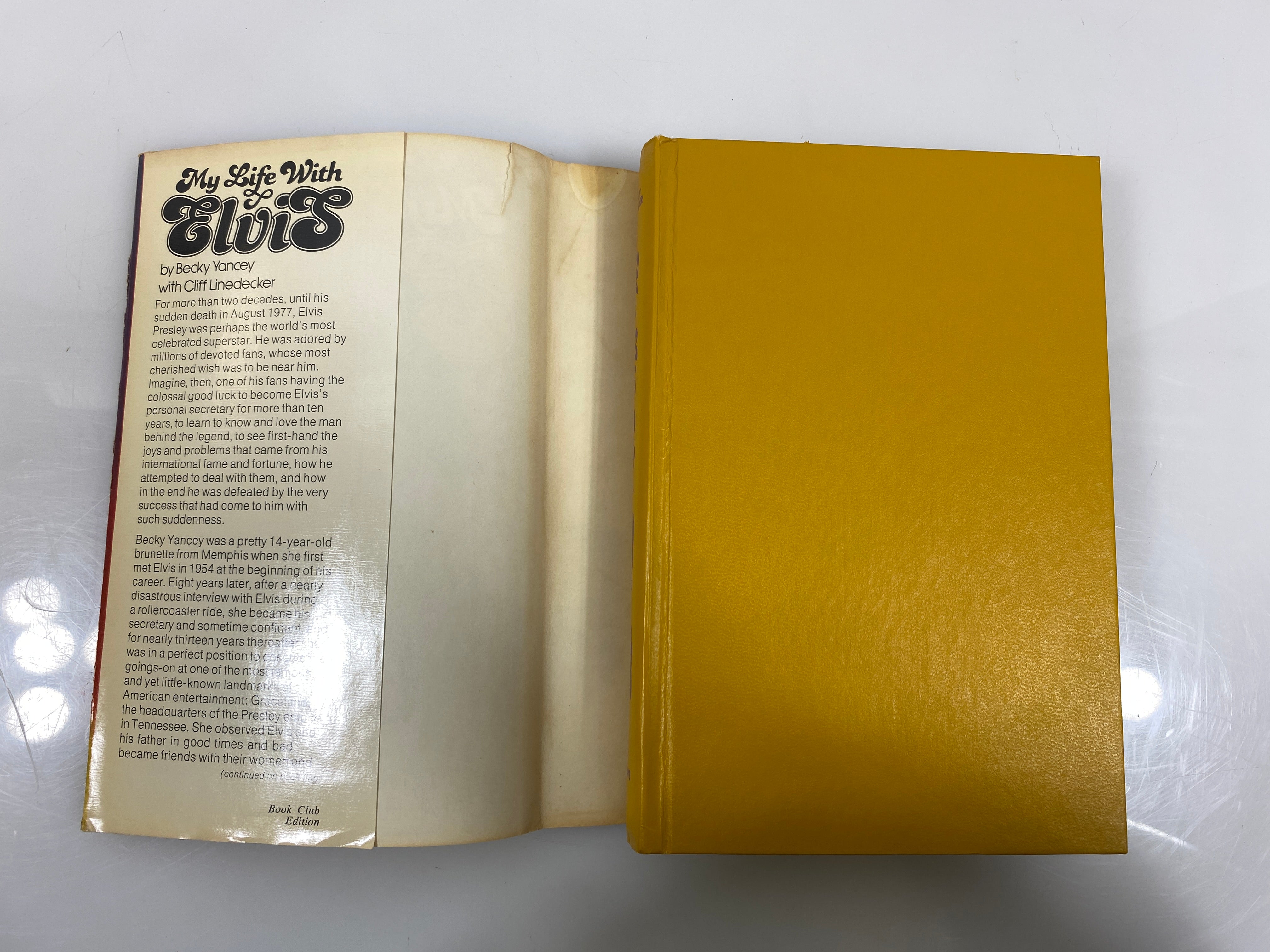 My Life With Elvis by Yancey/Linedecker 1977 HCDJ