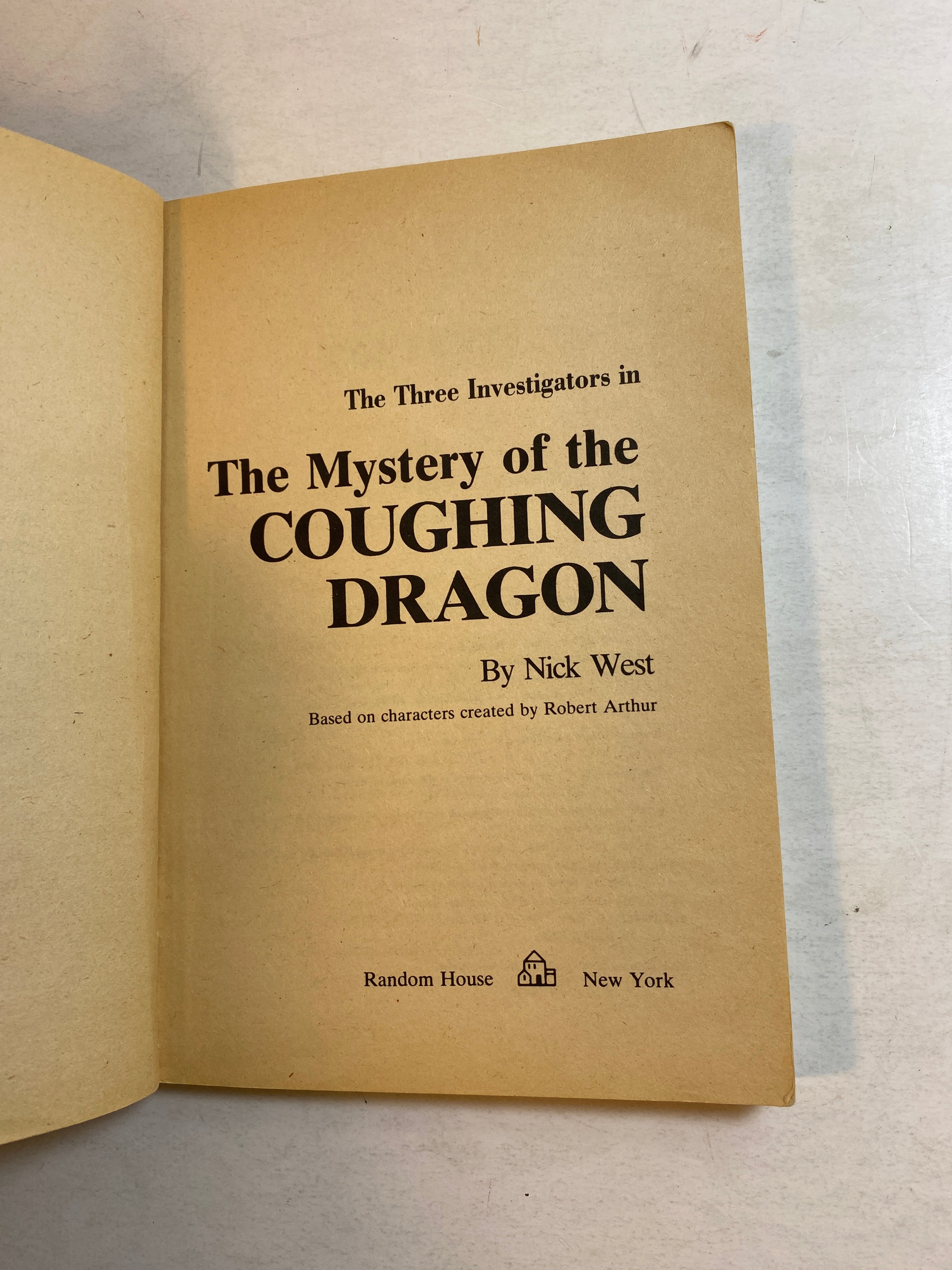 Mystery of the Coughing Dragon Nick West SC 1984