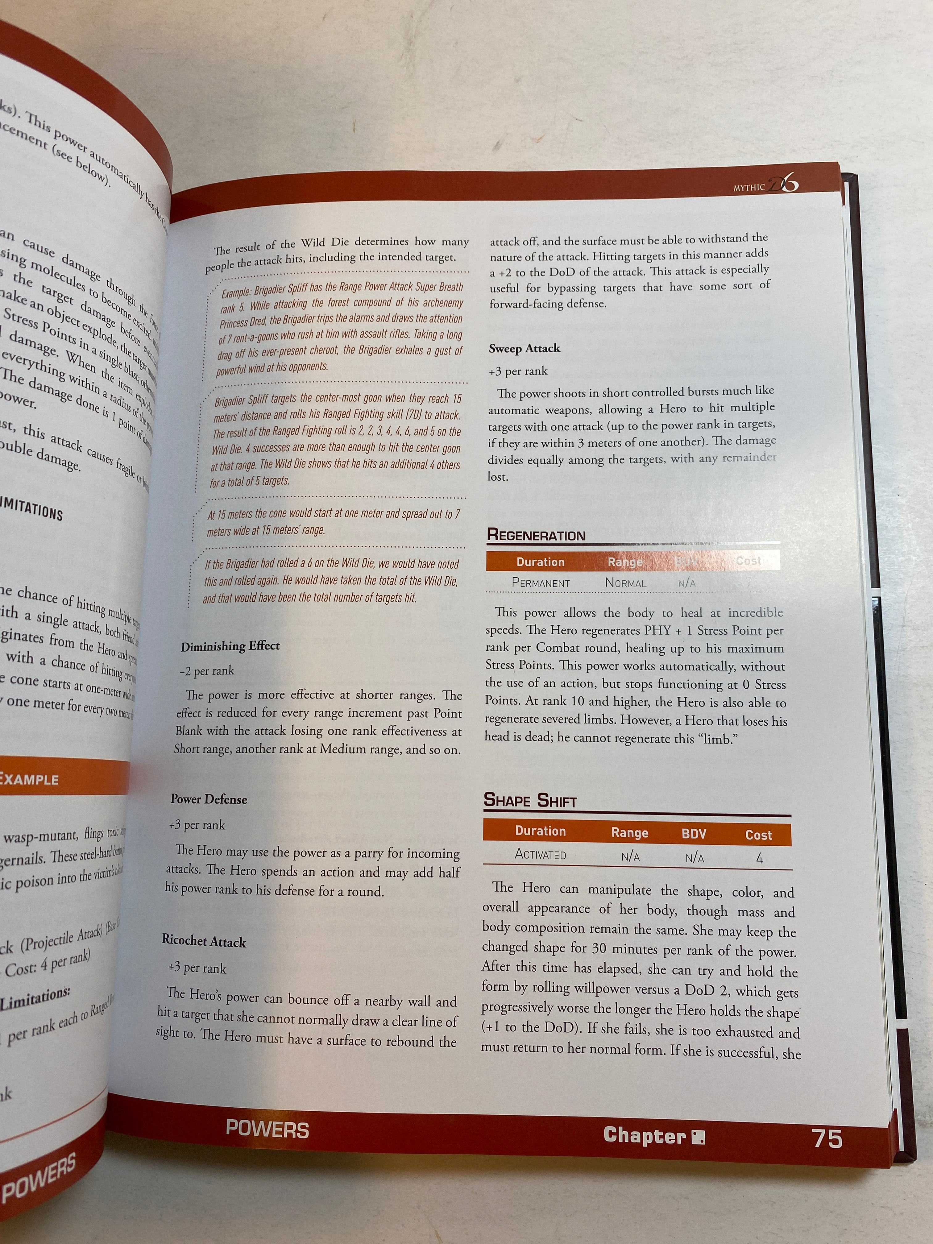 Mythic D6 RPG Multi-Genre Roleplaying Game System HC 2018