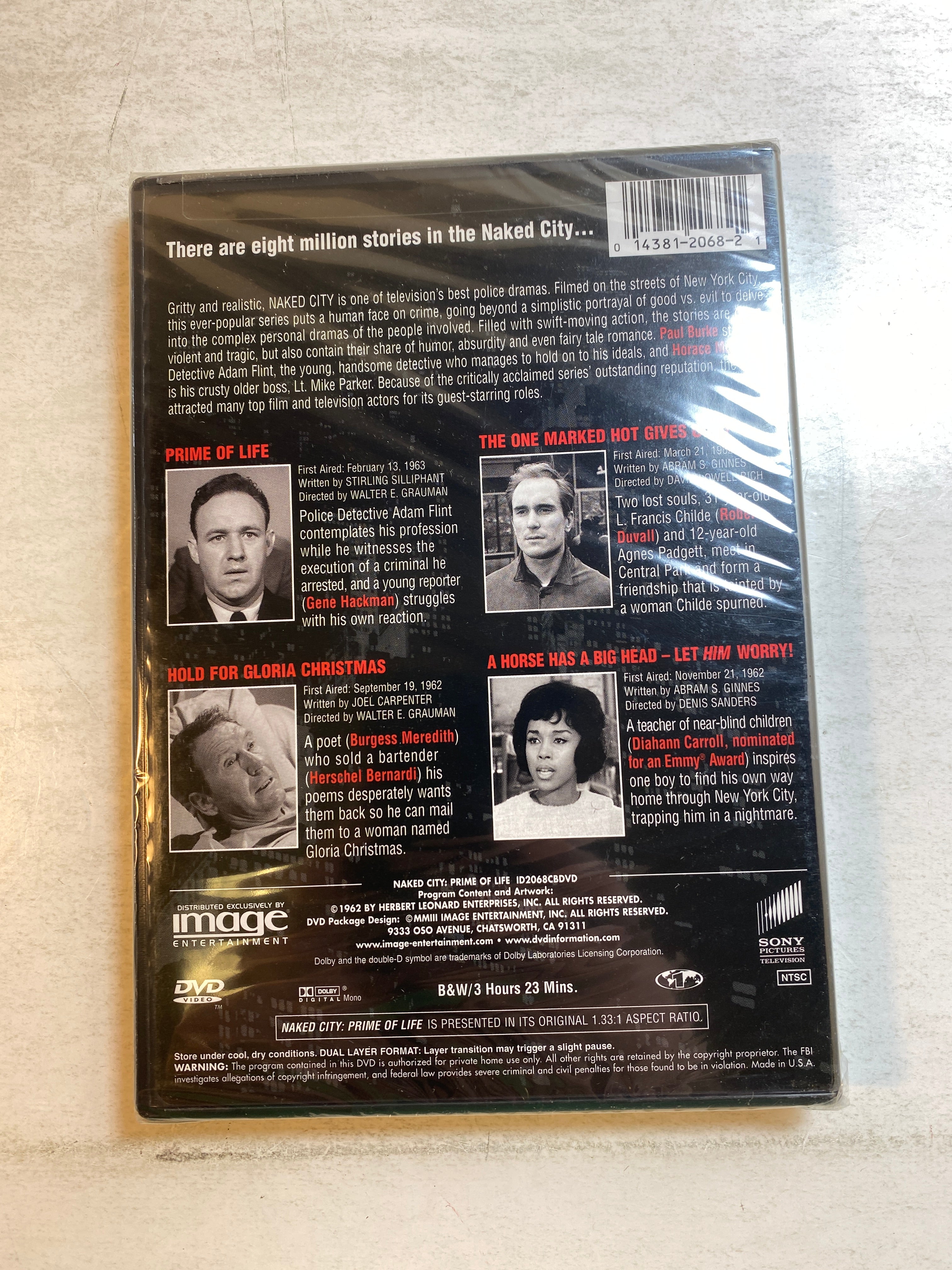 Naked City DVD 1962 *New*