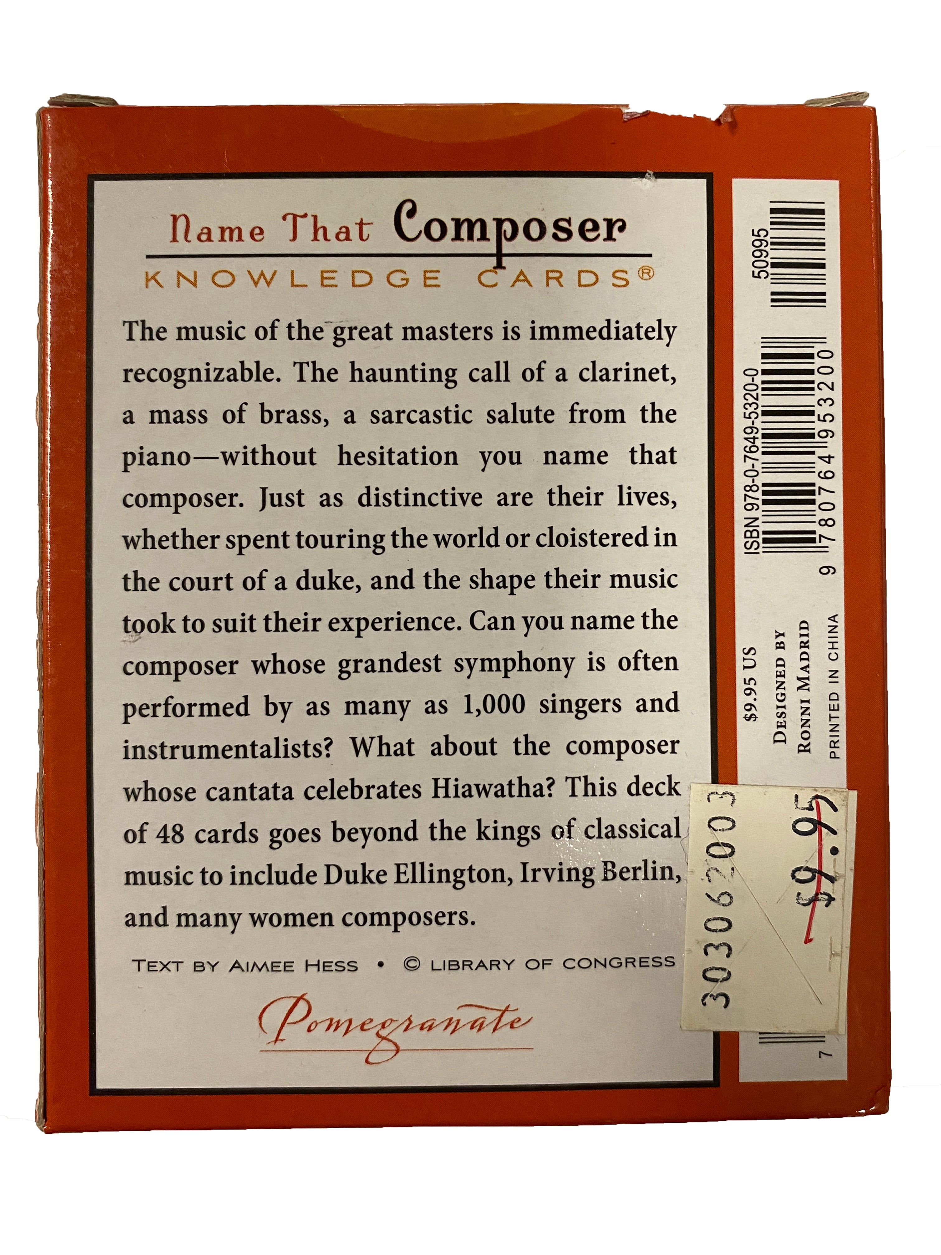 Name That Composer Knowledge Cards