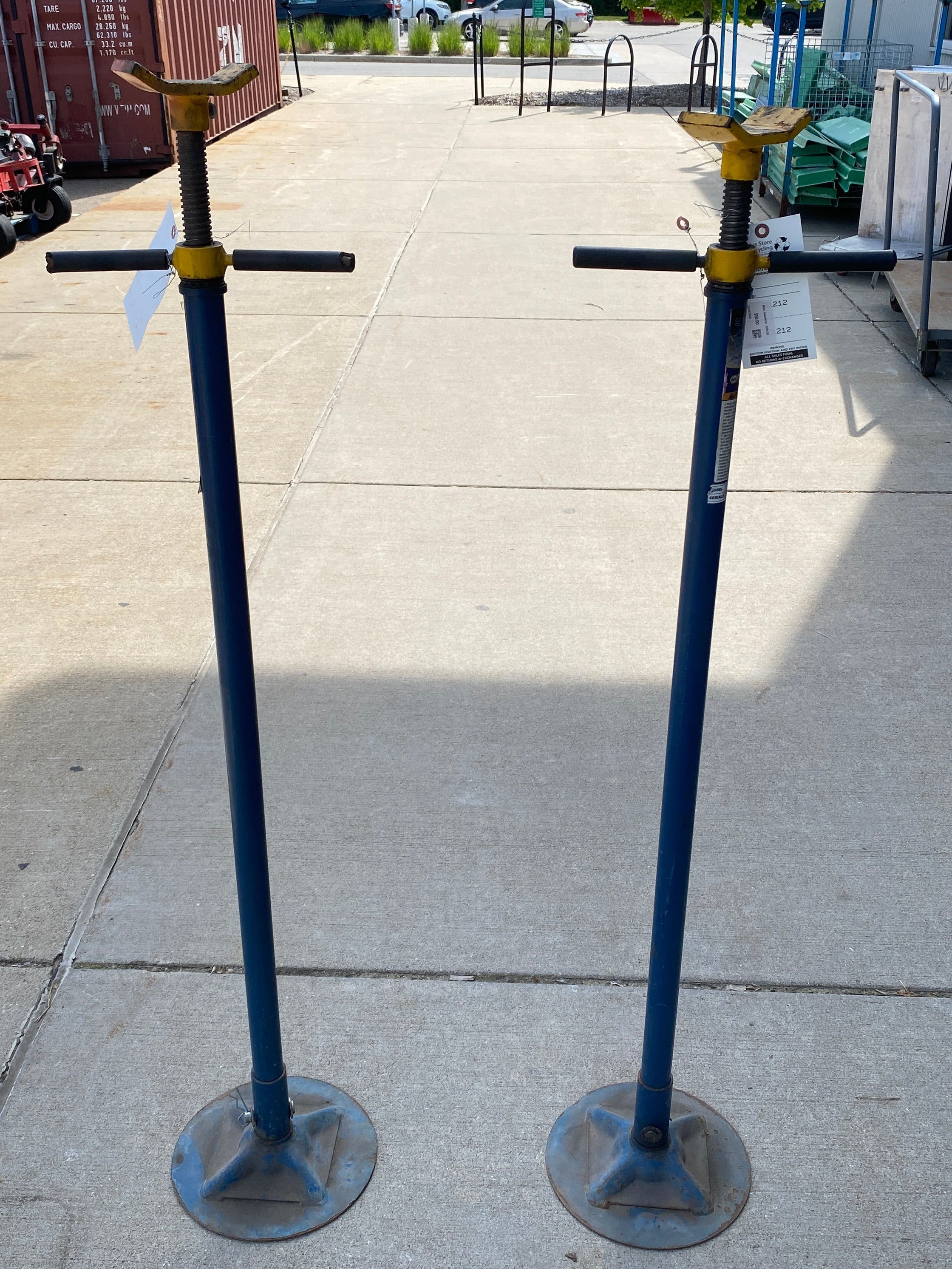 Napa Adjustable Pipe Jacks Pair of 2