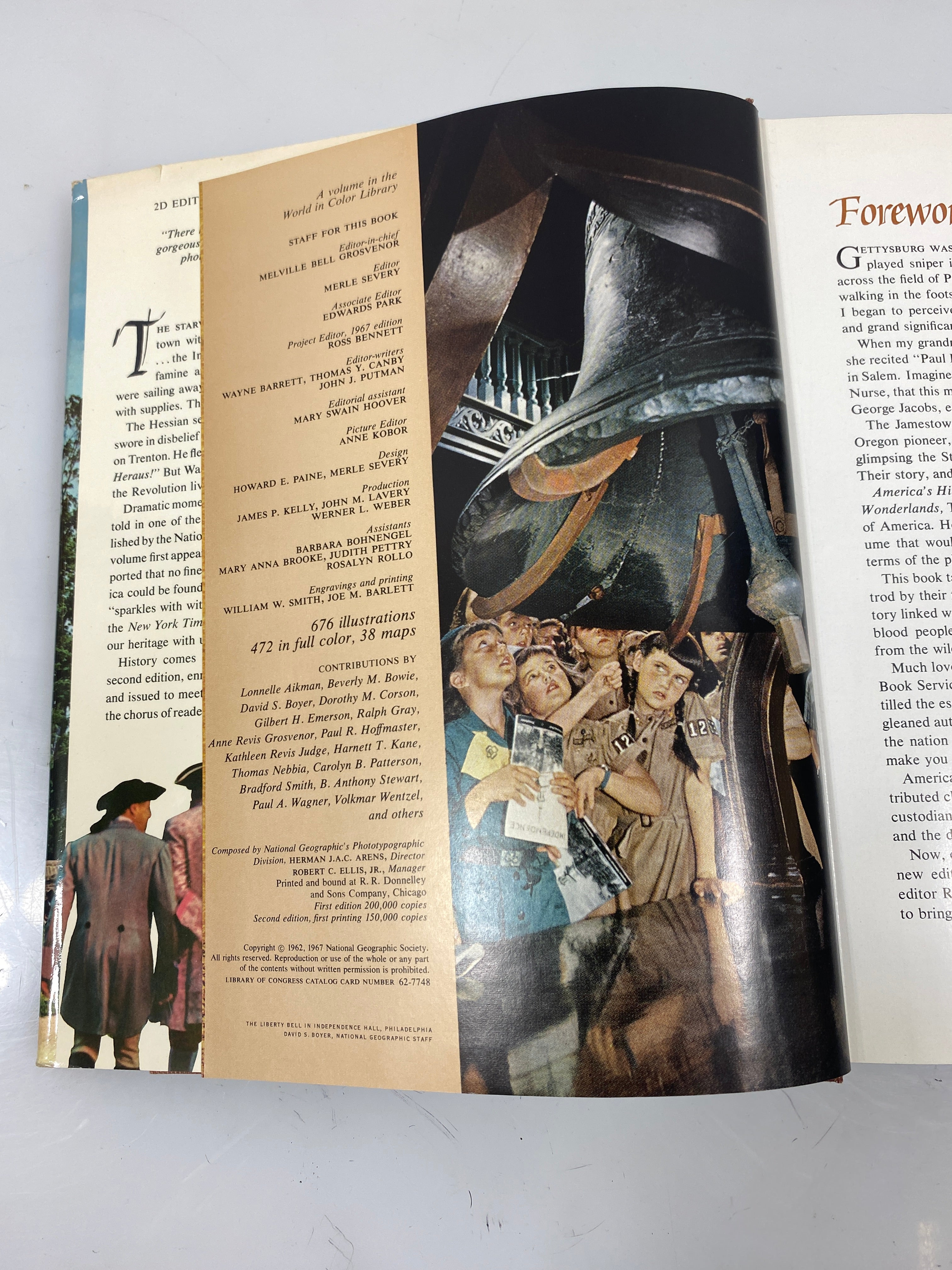 Nat Geo American's Historylands Landmarks of Liberty 1967 HCDJ
