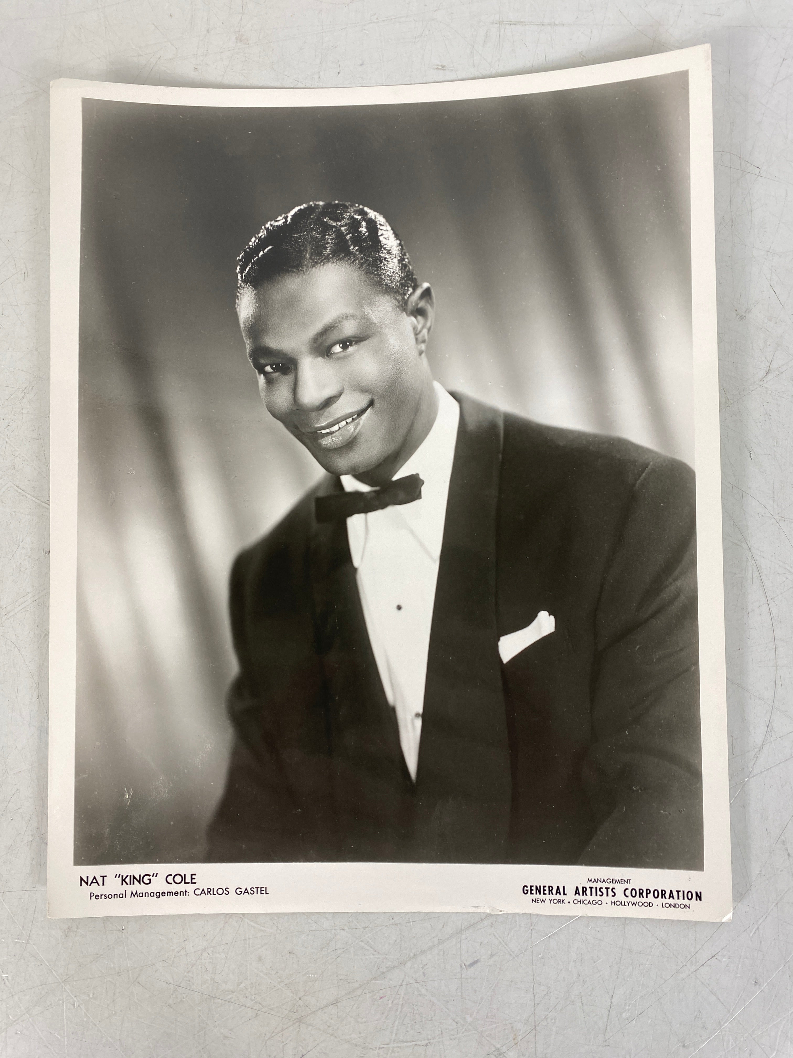 Nat "King" Cole Press Promotional Photograph General Artists Corporation