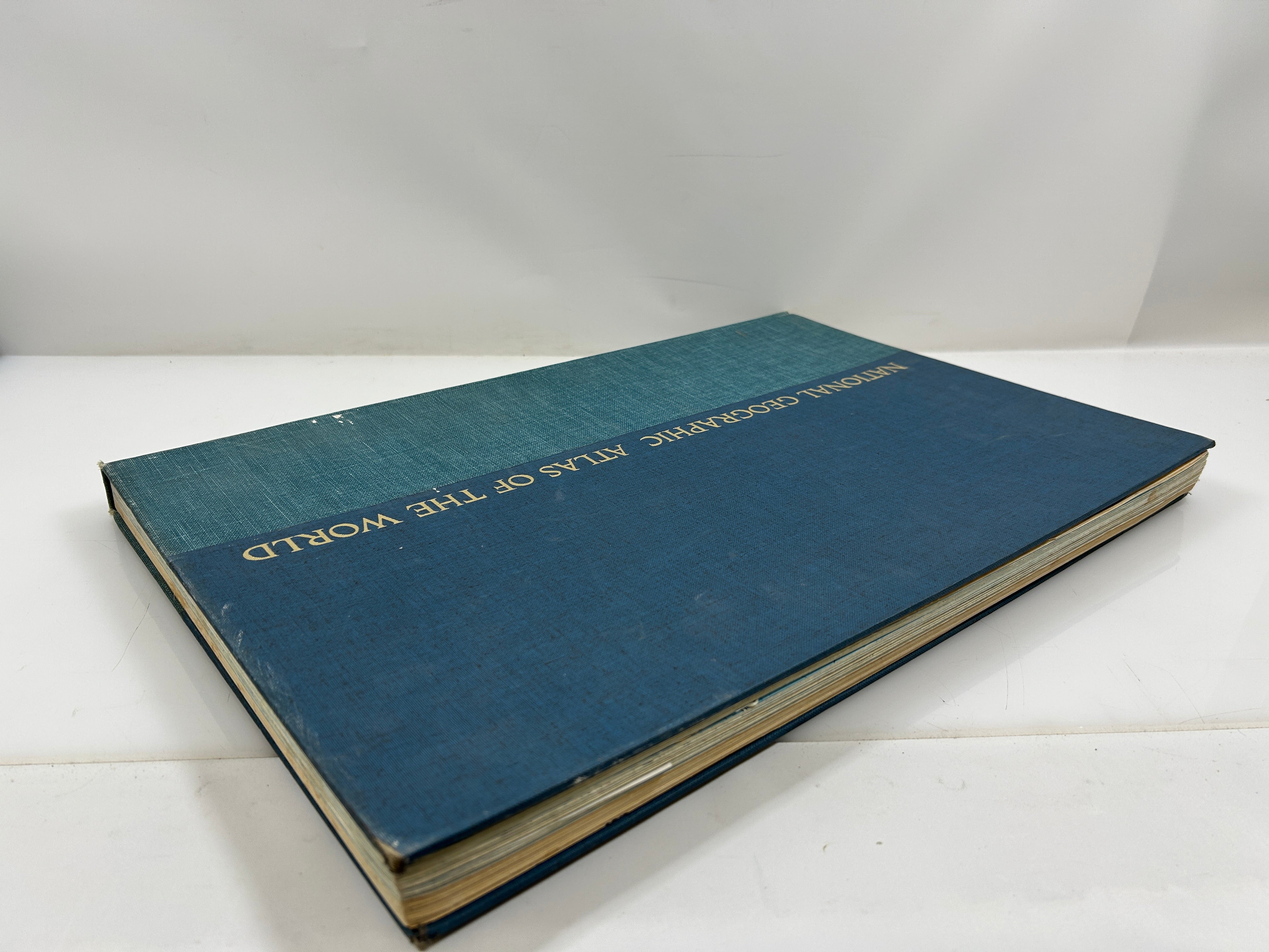 National Geographic Atlas of the World HC Edit Wilbur E. Garrett 1975 HC Signed