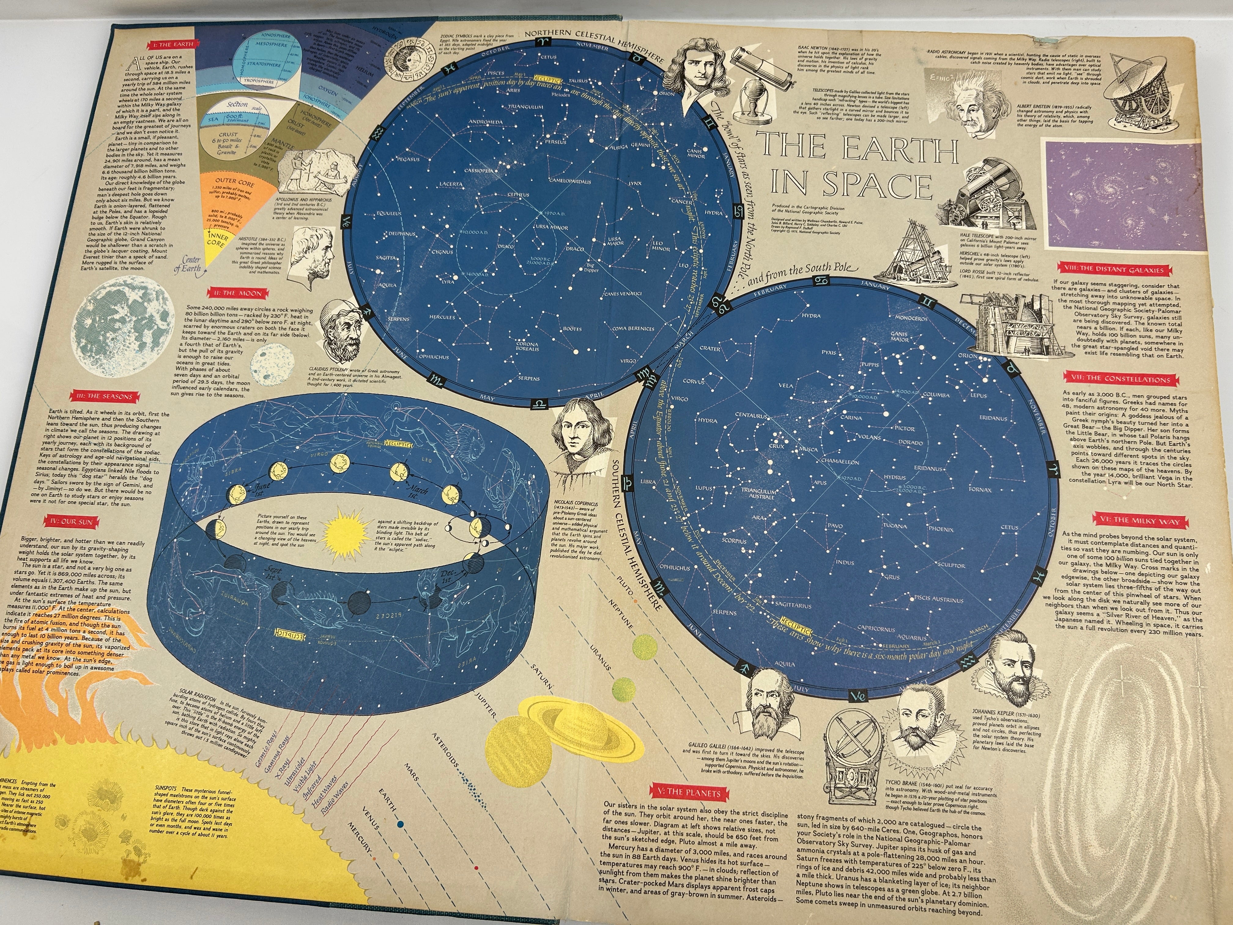 National Geographic Atlas of the World HC Edit Wilbur E. Garrett 1975 HC Signed