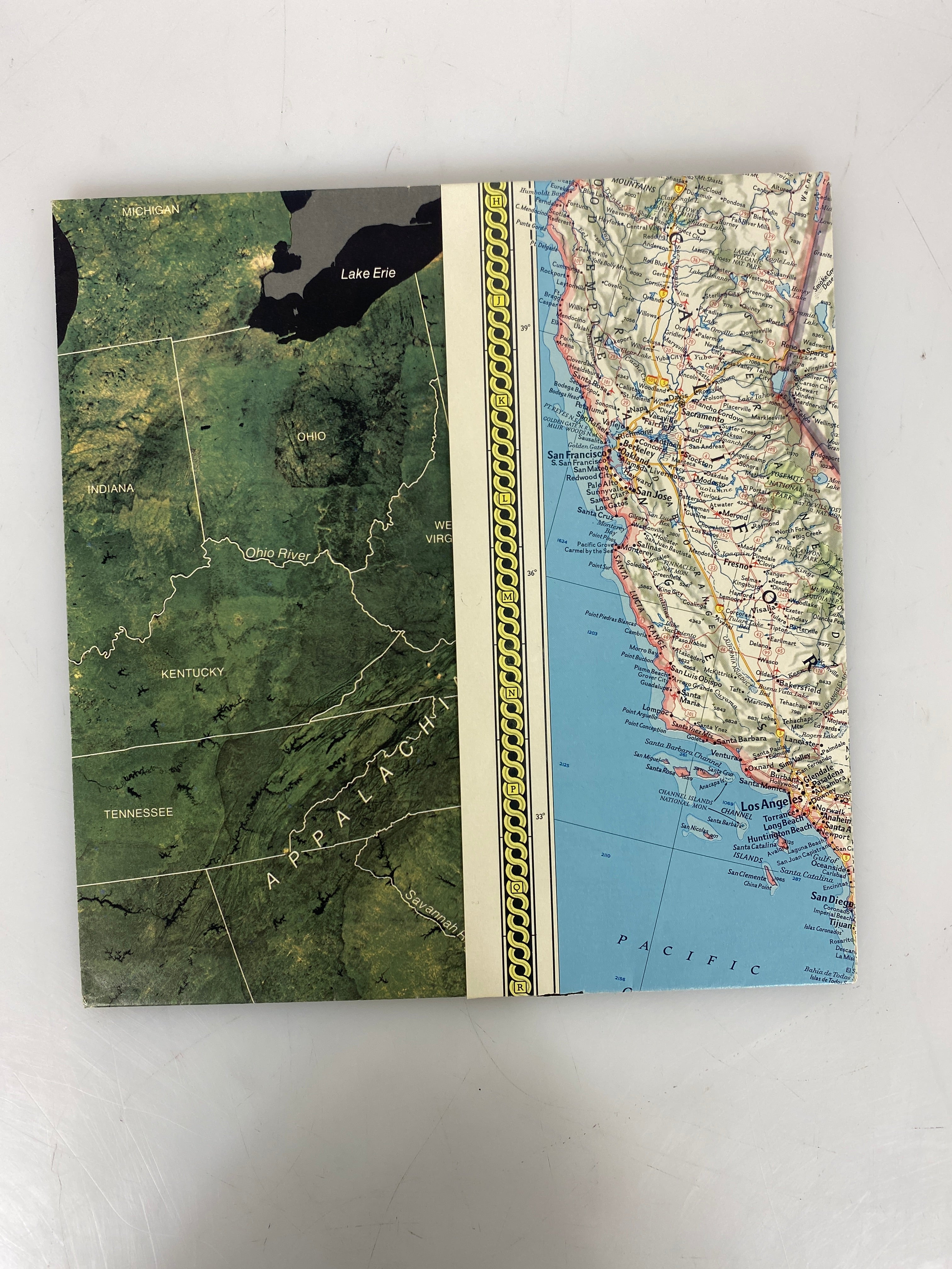 National Geographic Map: Portrait USA/The United States 1978