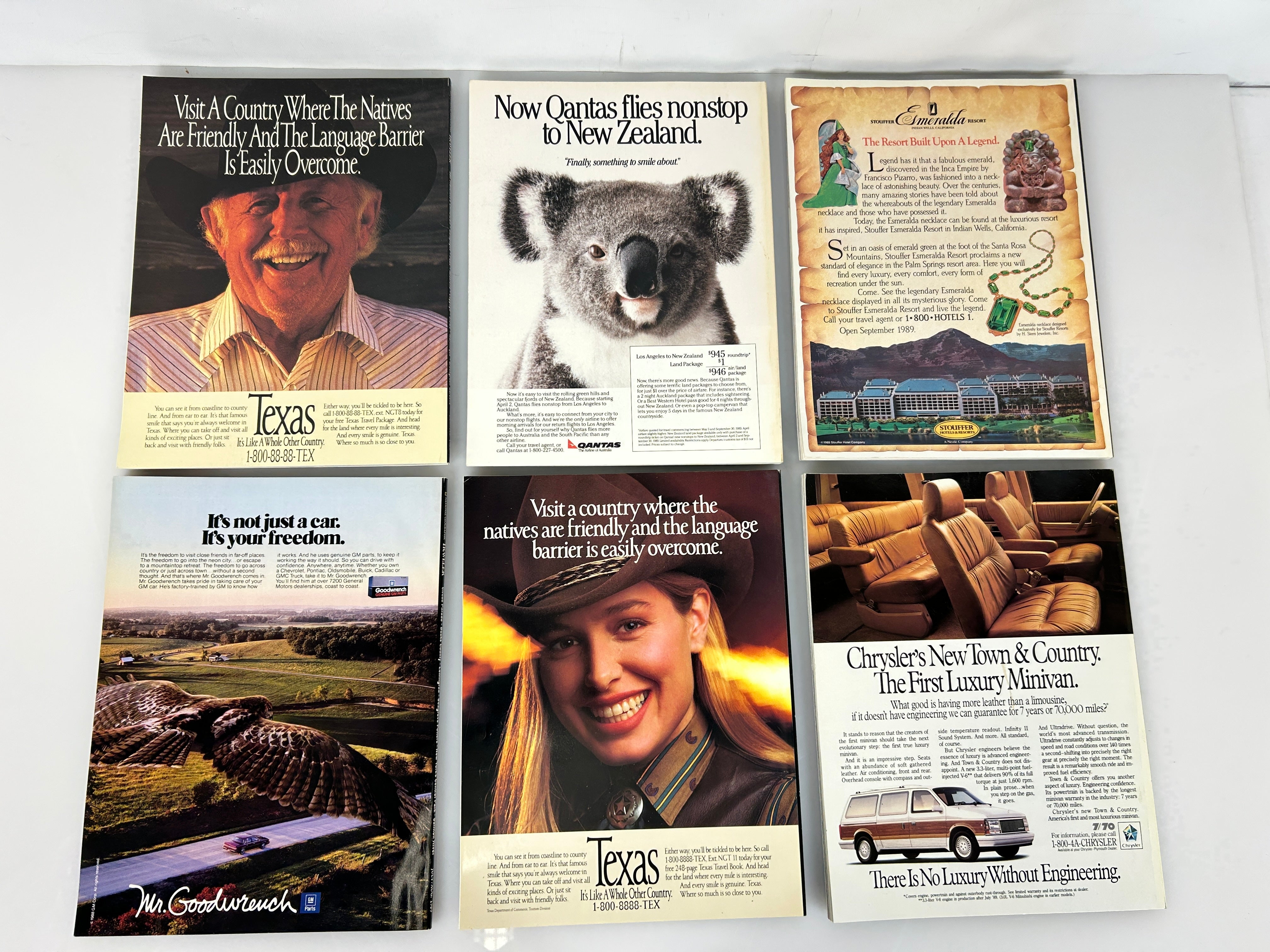 National Geographic Traveler Adventure Magazine 1989 FULL YEAR