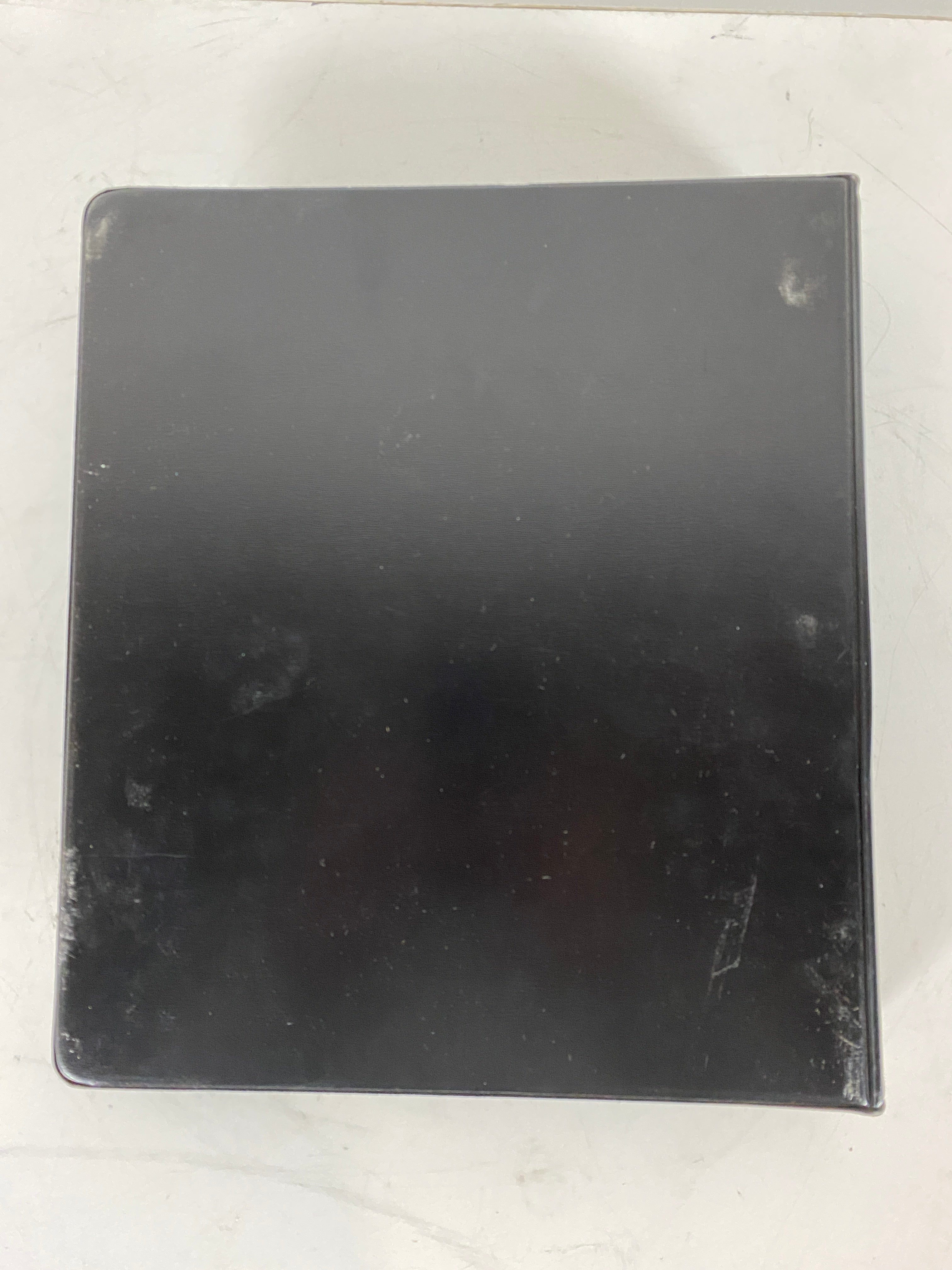 National Vinyl Black 3 Ring Binder W/ Raised MSU Emblem