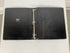 National Vinyl Black 3 Ring Binder W/ Raised MSU Emblem