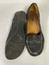 Naturalizer Shane Black Leather Slip-on Loafer with Block Heel Women's Size 6.5