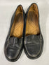 Naturalizer Shane Black Leather Slip-on Loafer with Block Heel Women's Size 6.5