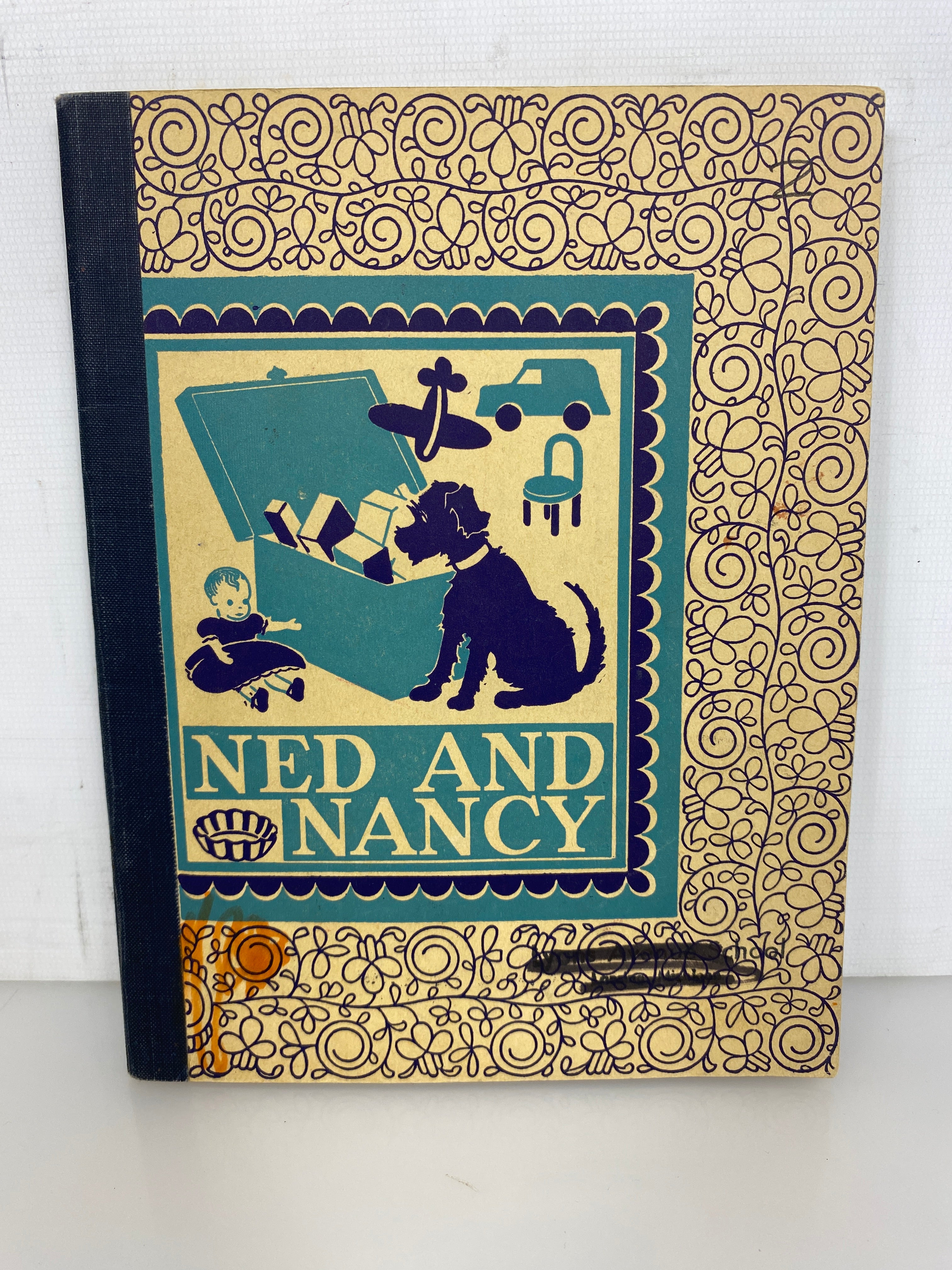 Ned and Nancy 1946 Vintage Children's Reading Book DC Heath SC