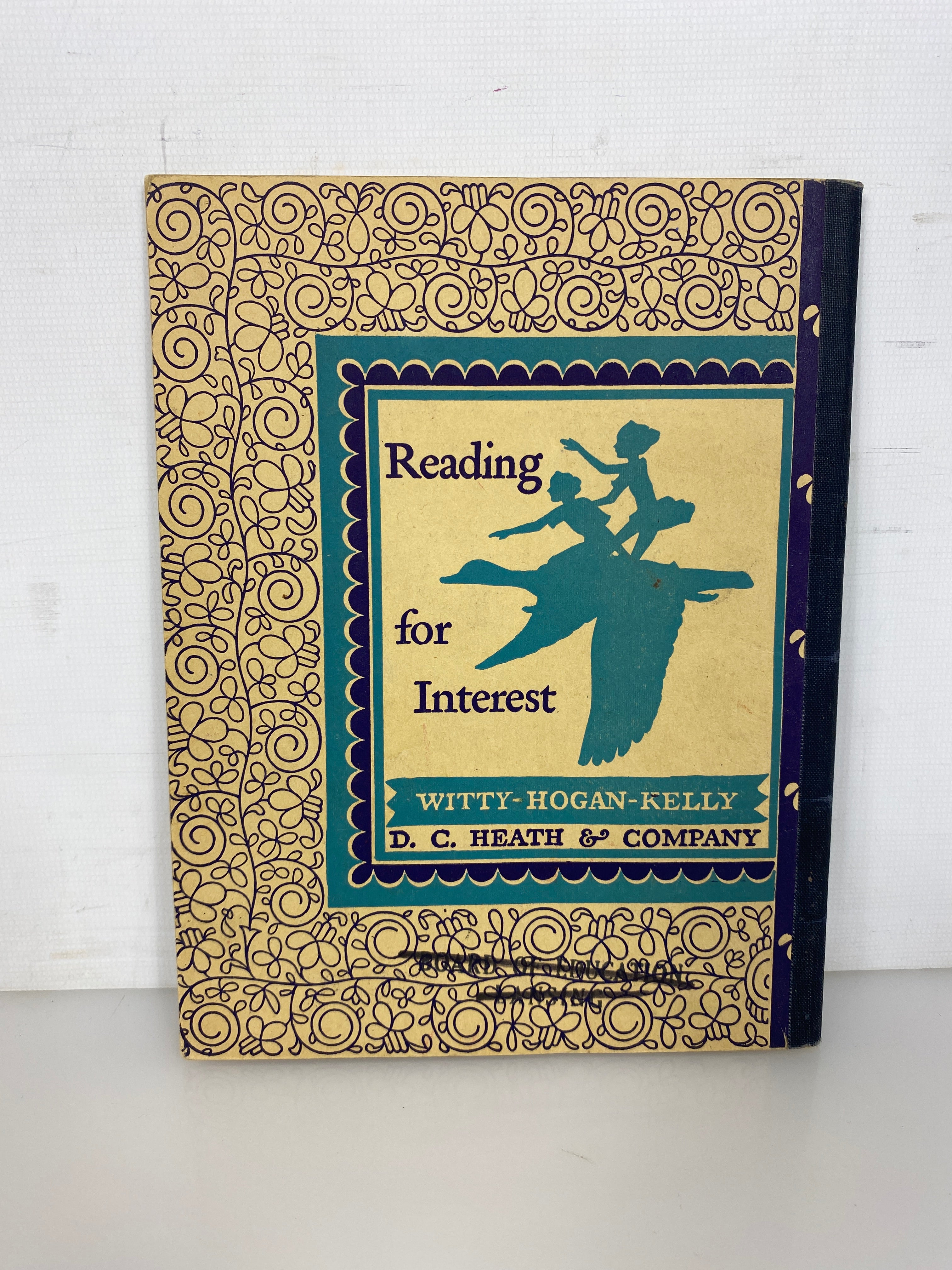 Ned and Nancy 1946 Vintage Children's Reading Book DC Heath SC