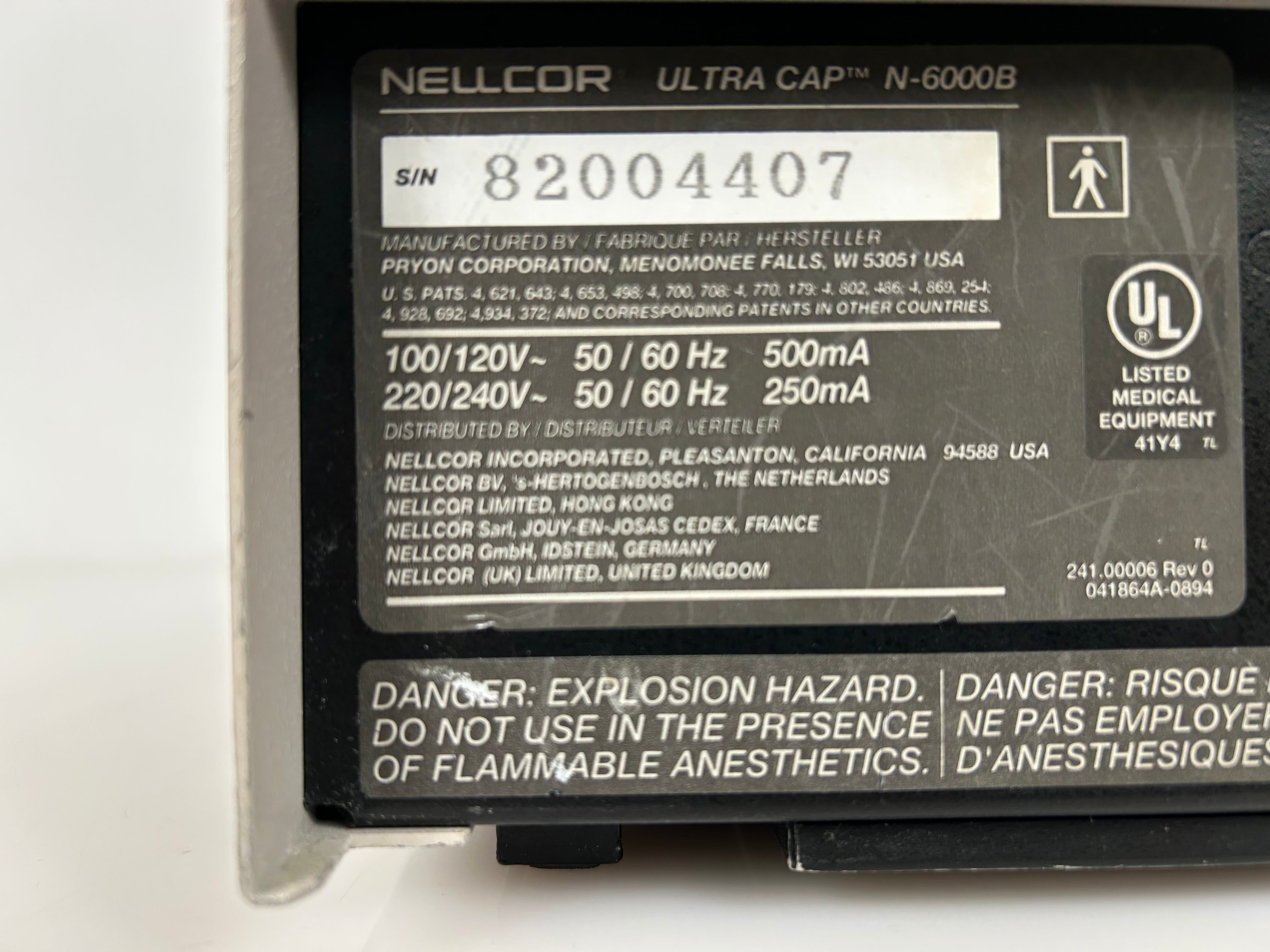 Nellcor UltraCap N-6000