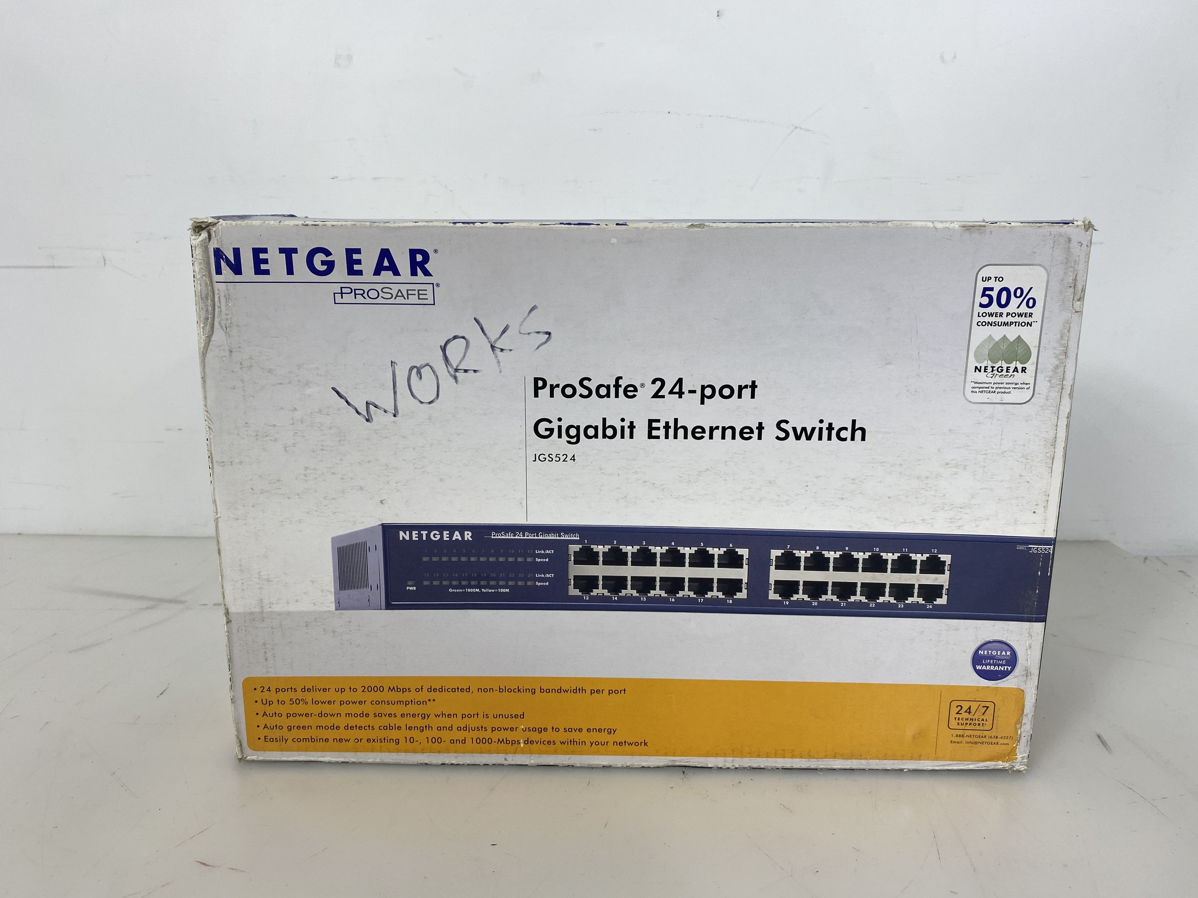 Netgear ProSafe JGS524 24-Port Gigabit Ethernet Switch