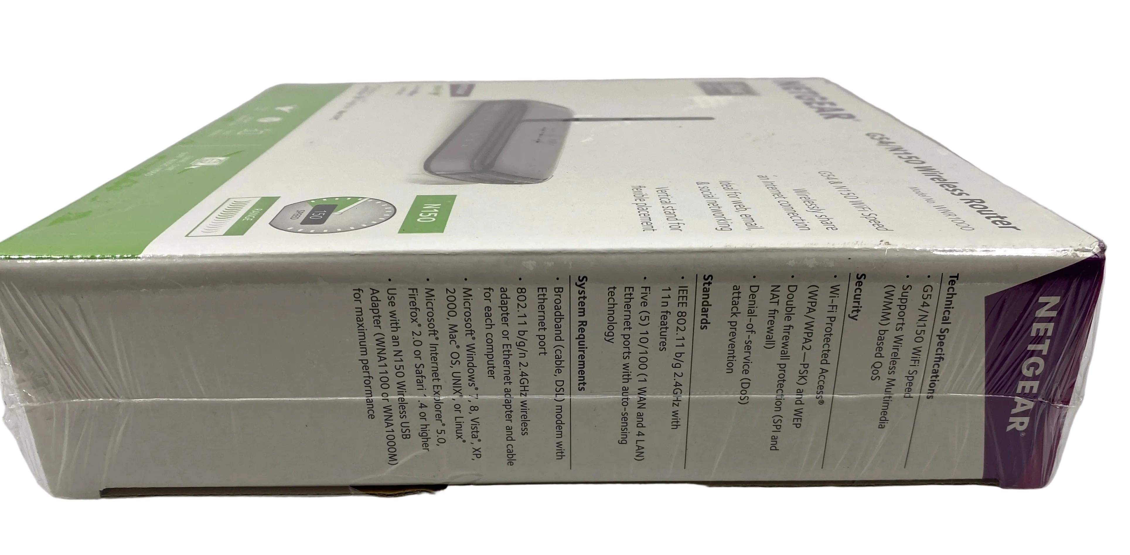 NetGear WNR1000 G54/N150 Wireless Router *New*