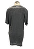 New Gray Distressed MSU Volleyball T-Shirt Women's Size Large
