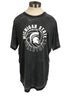 New Gray Distressed MSU Volleyball T-Shirt Women's Size Large