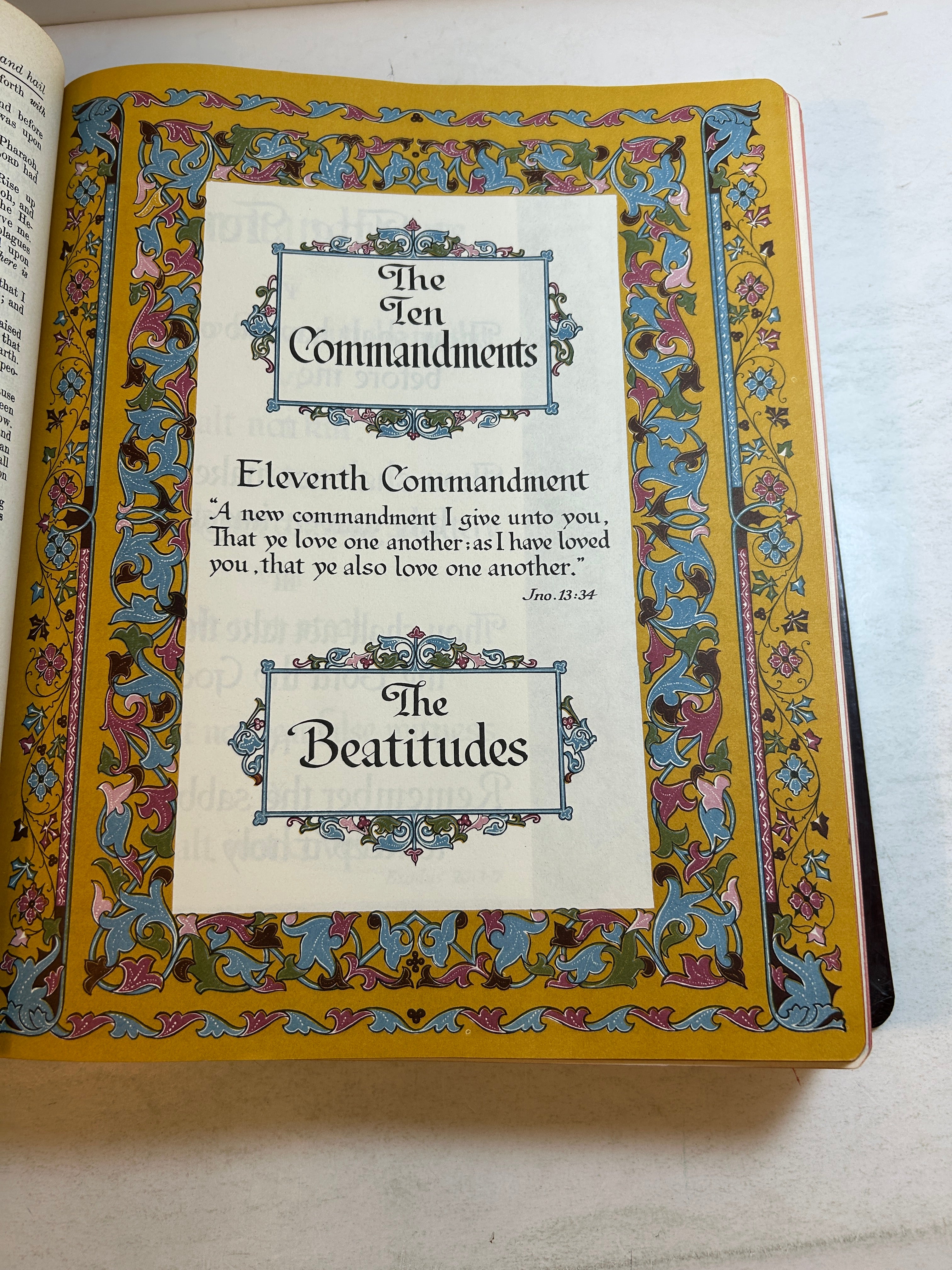New Standard Reference Bible Blue Ribbon Edition Leatherbound