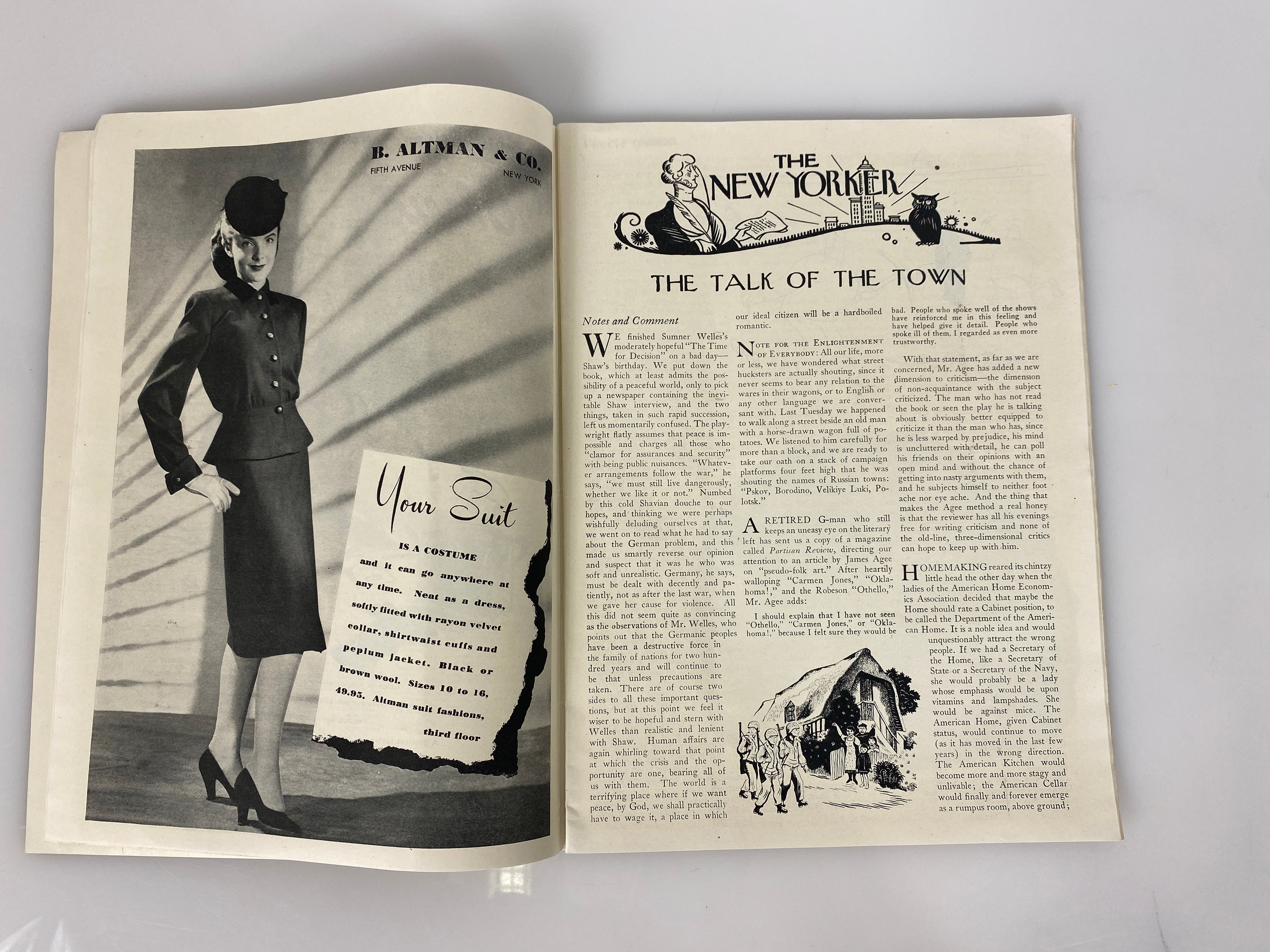 New Yorker Magazine August 5, 1944